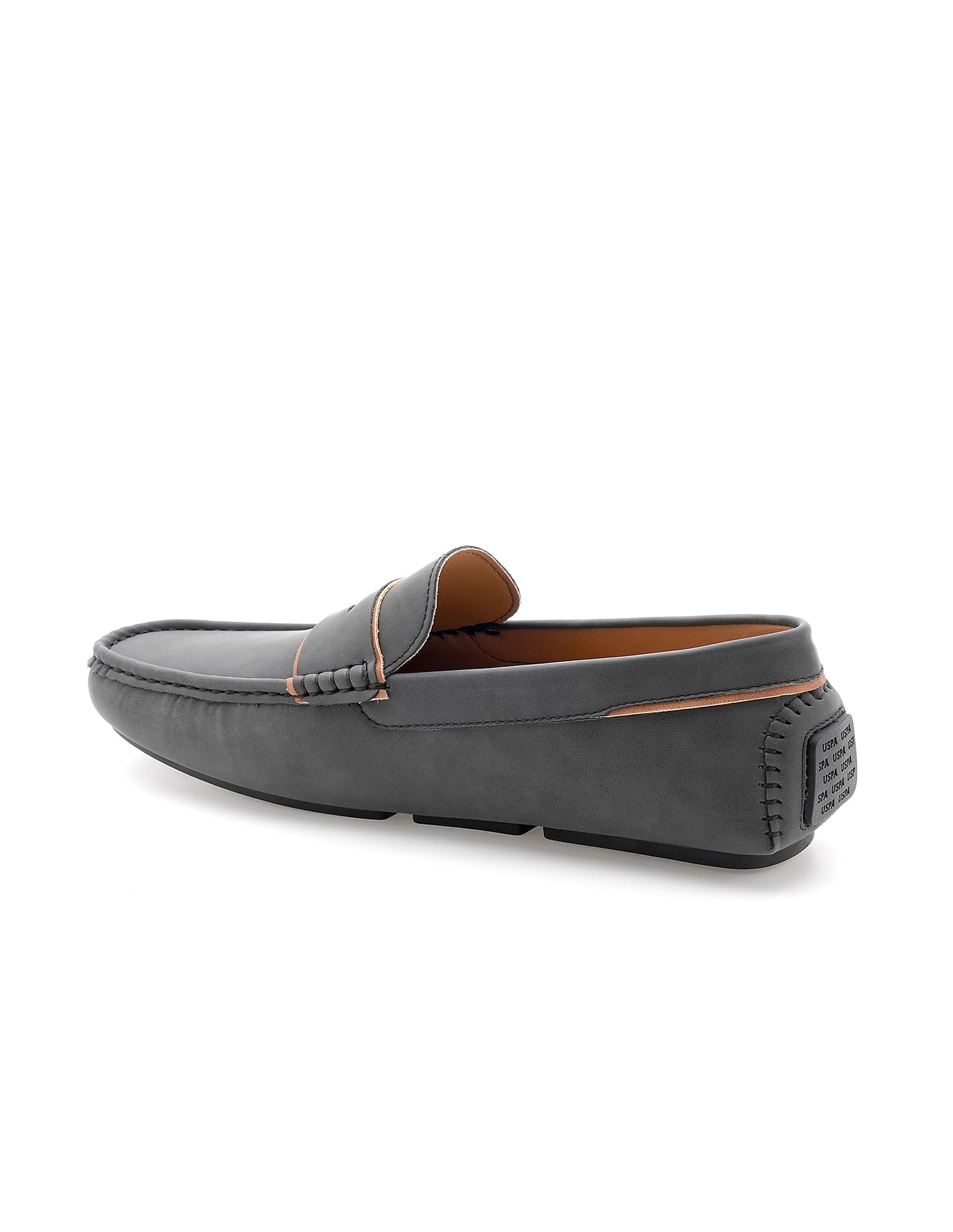 Men Solid Mirano 4.0 Slip On Shoes Black - U.S. Polo Assn. India | Large