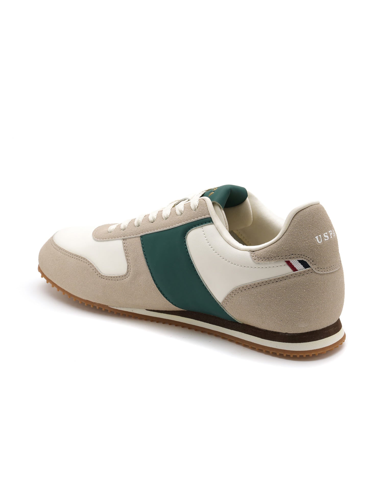 Men Enco Suede Colourblocked Sneakers Multi-colour - U.S. Polo Assn. India | Large
