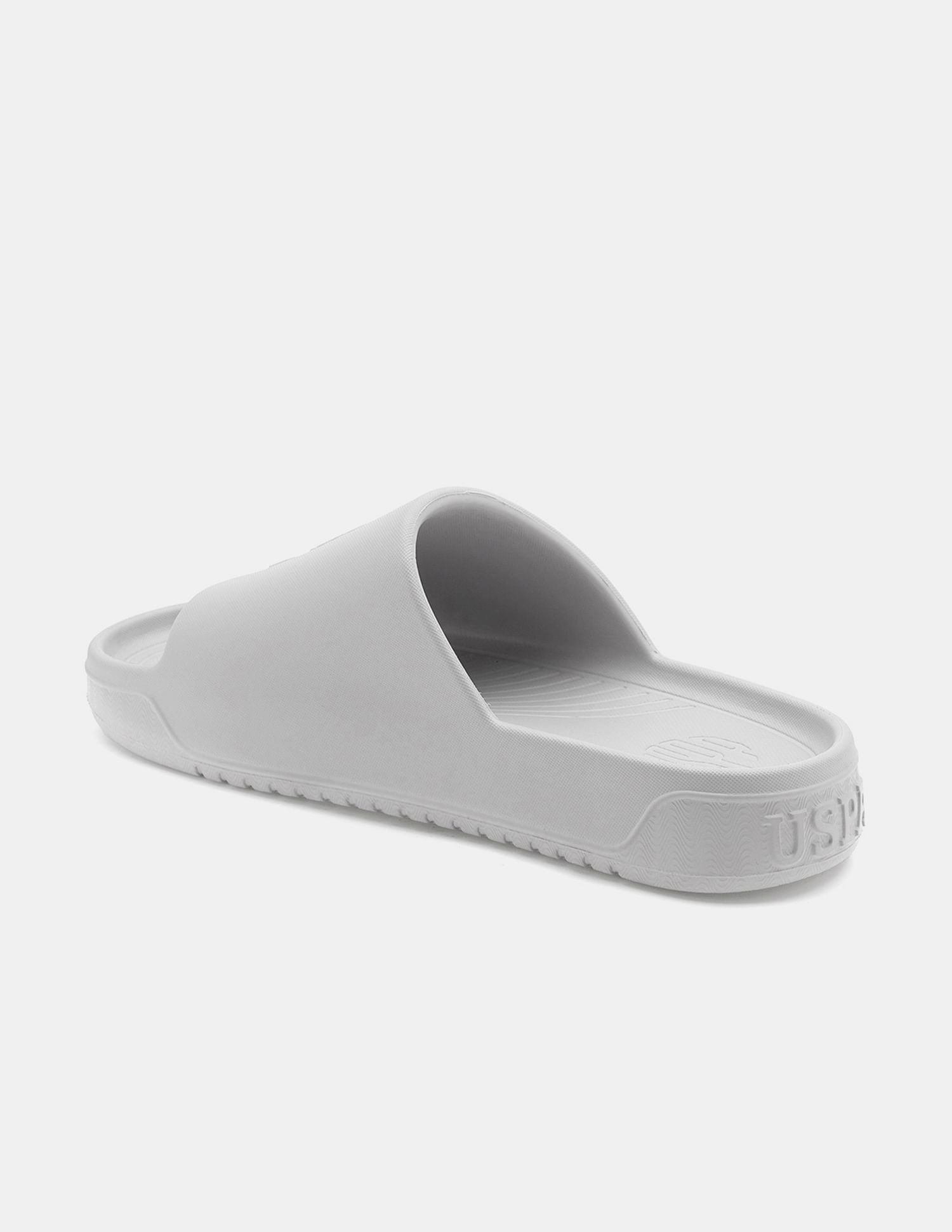 Men Palmer Open Toe Slippers Light Grey - U.S. POLO ASSN. | Large