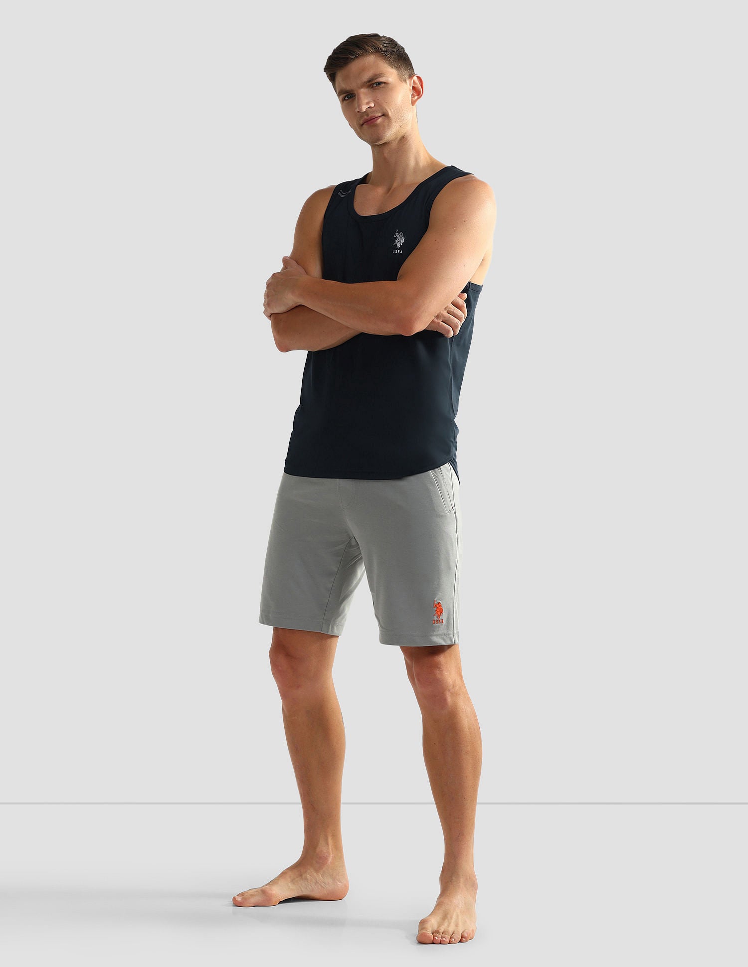 Solid OEV04 Vest - Pack Of 1 Navy - U.S. Polo Assn. India | Large