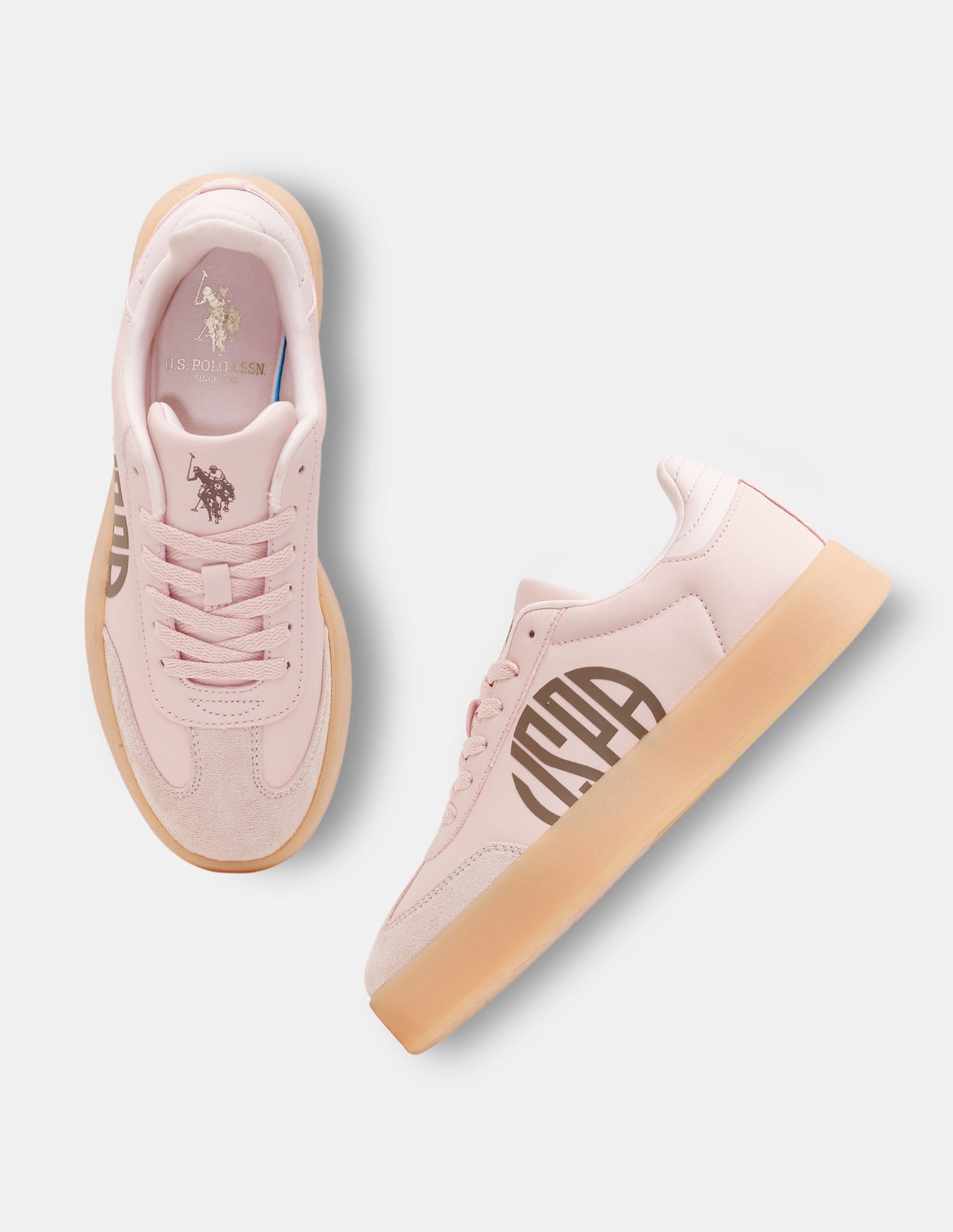 Sorrel Chunky Sneaker Shoes Light Pink - U.S. Polo Assn. India | Large