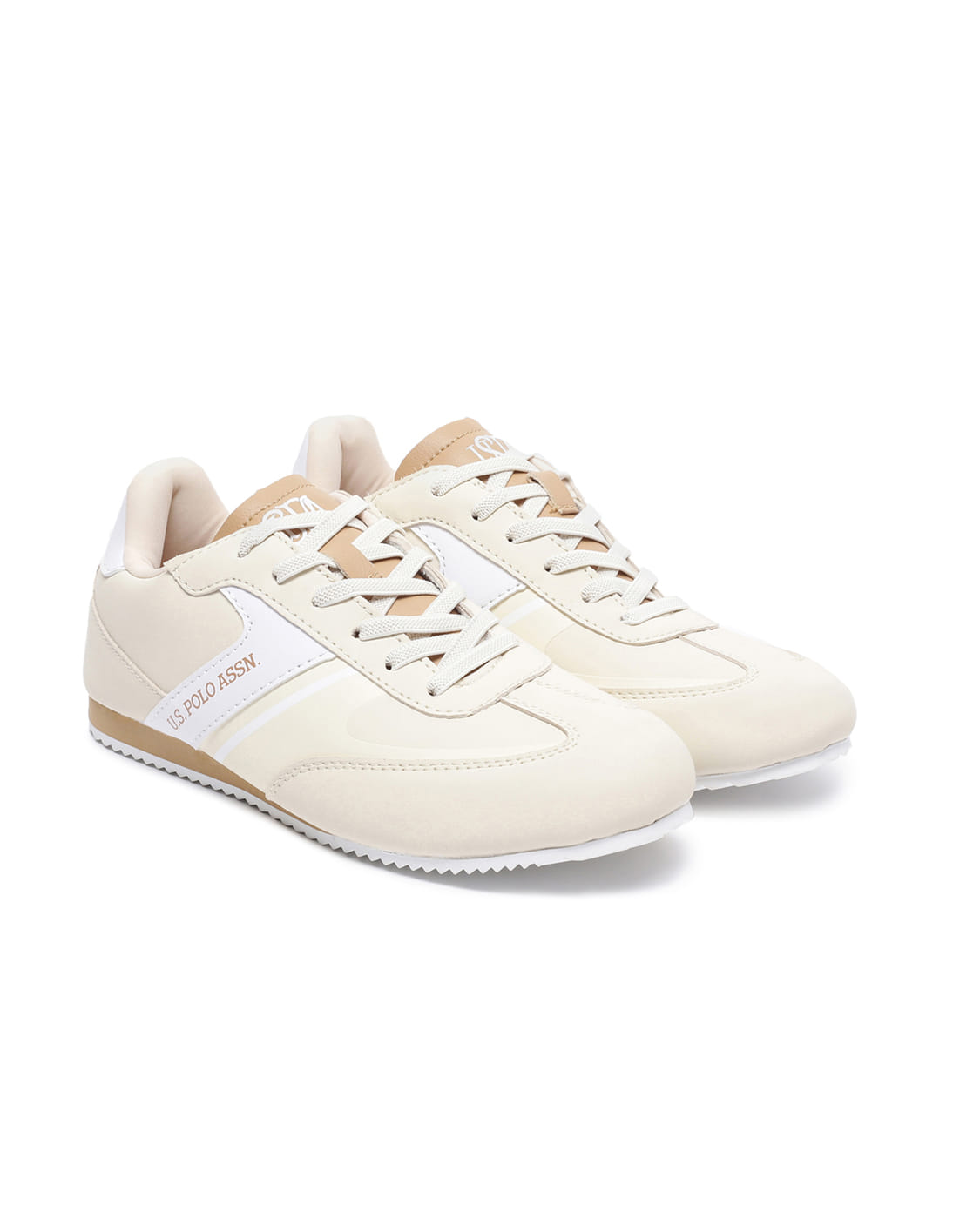 Women Colour Block Valery Sneakers Beige - U.S. Polo Assn. India | Large