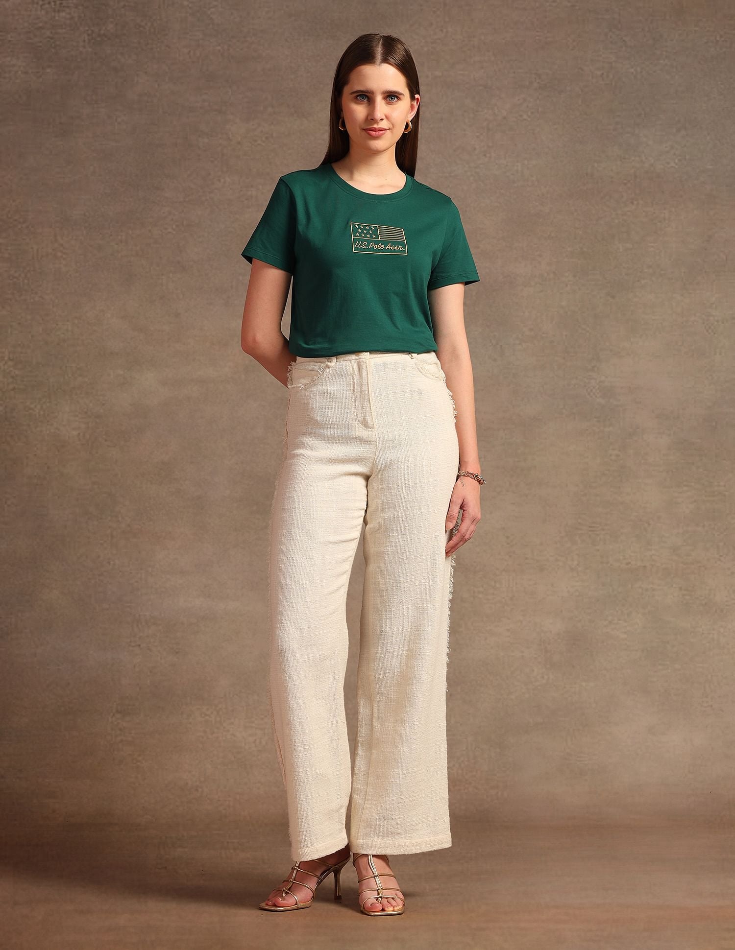 Regular Fit Solid T-Shirt Dark Green - U.S. POLO ASSN. | Large