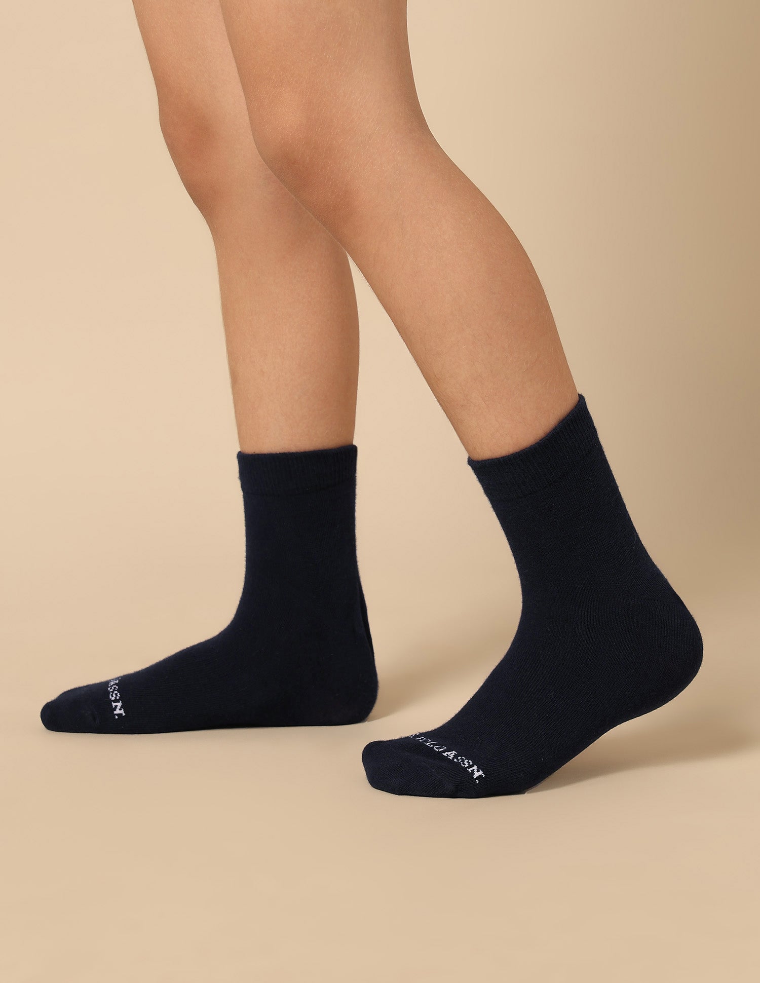 Boys High-Ankle Length KS002 Socks - Pack Of 3 Blue - U.S. POLO ASSN. | Large