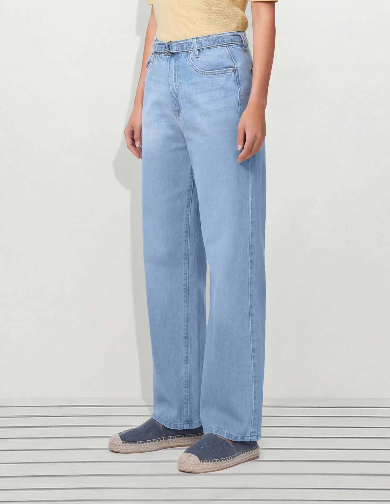 High Rise Straight Fit Jeans Blue - U.S. Polo Assn. India | Large