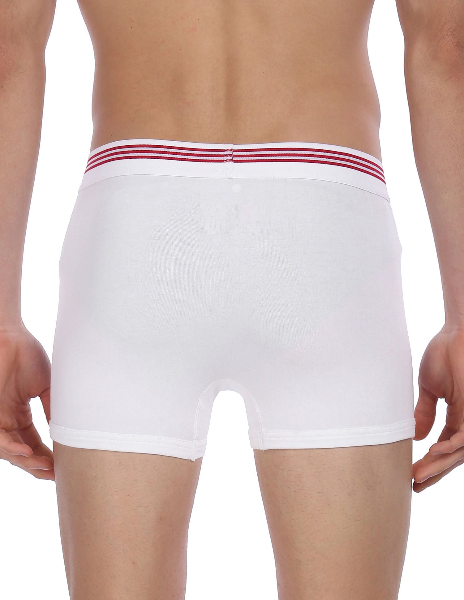 Mid Rise Cotton Spandex I660 Trunks - Pack Of 1 White - U.S. POLO ASSN. | Large
