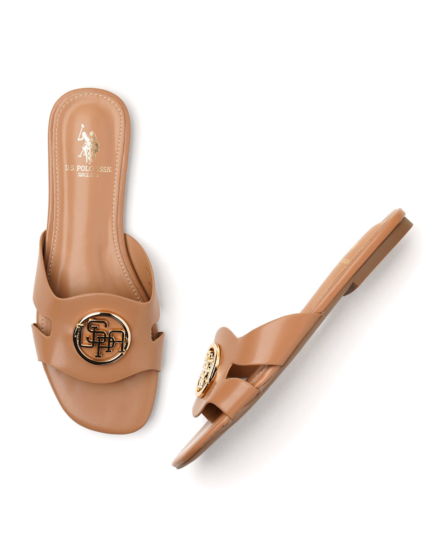 Perla Nude Flats Nude - U.S. Polo Assn. India | Large
