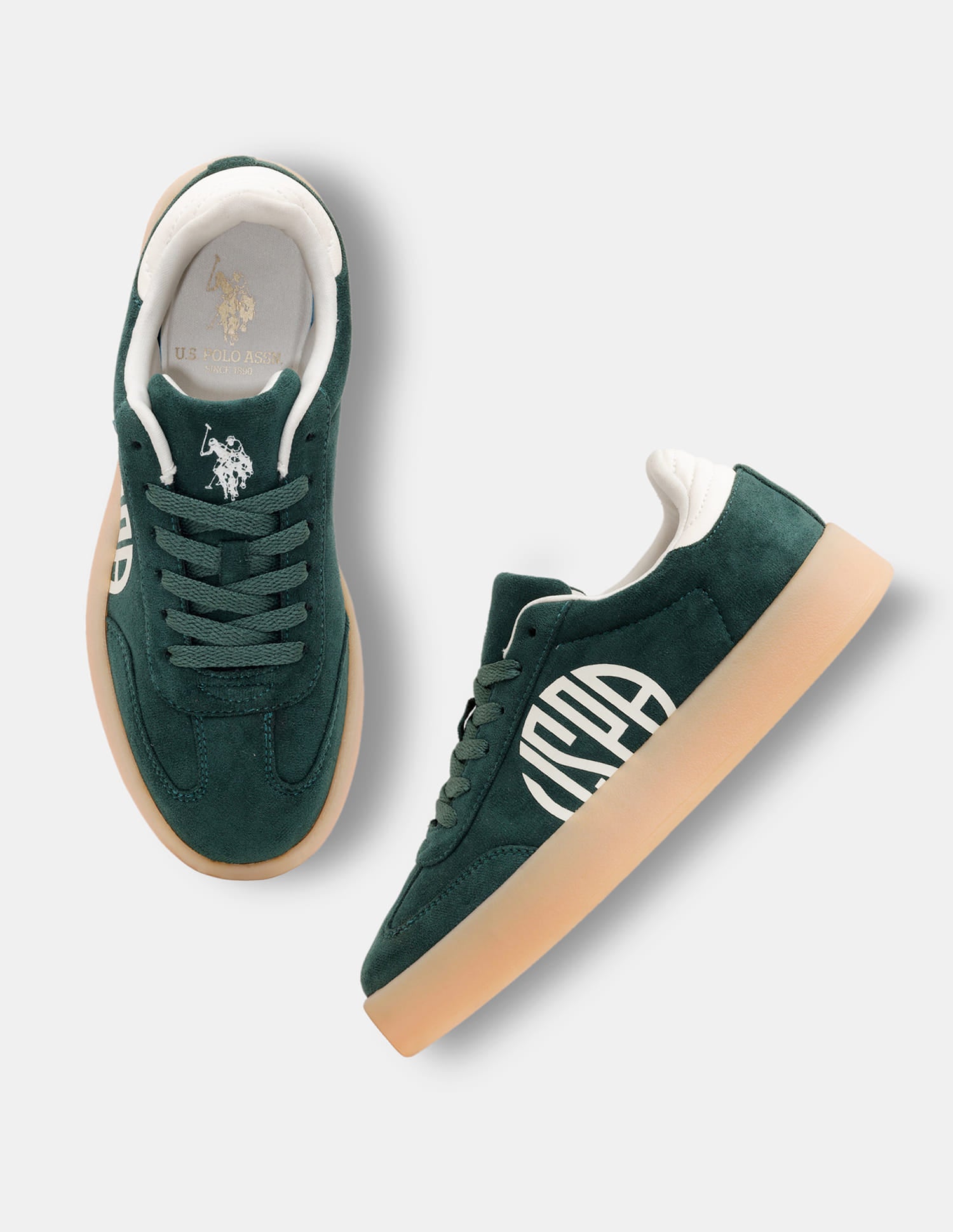 Noren Chunky Sneaker Shoes Green - U.S. Polo Assn. India | Large