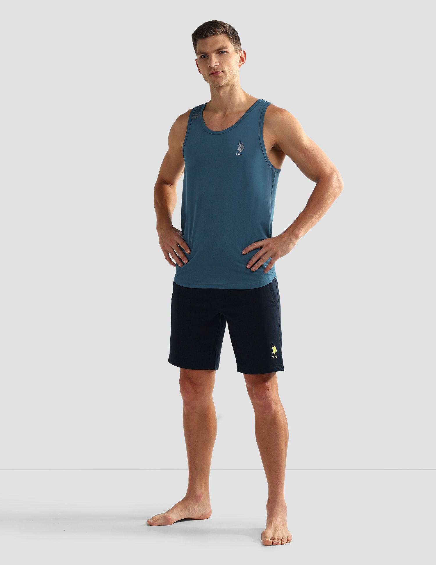 Solid OEV04 Vest - Pack Of 1 Dusty Blue - U.S. POLO ASSN. | Large