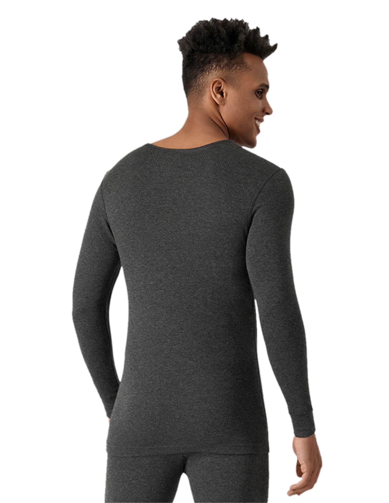 Slim Fit Tri Blend I752 Thermal T-Shirt - Pack Of 1 Charcoal - U.S. POLO ASSN. | Large