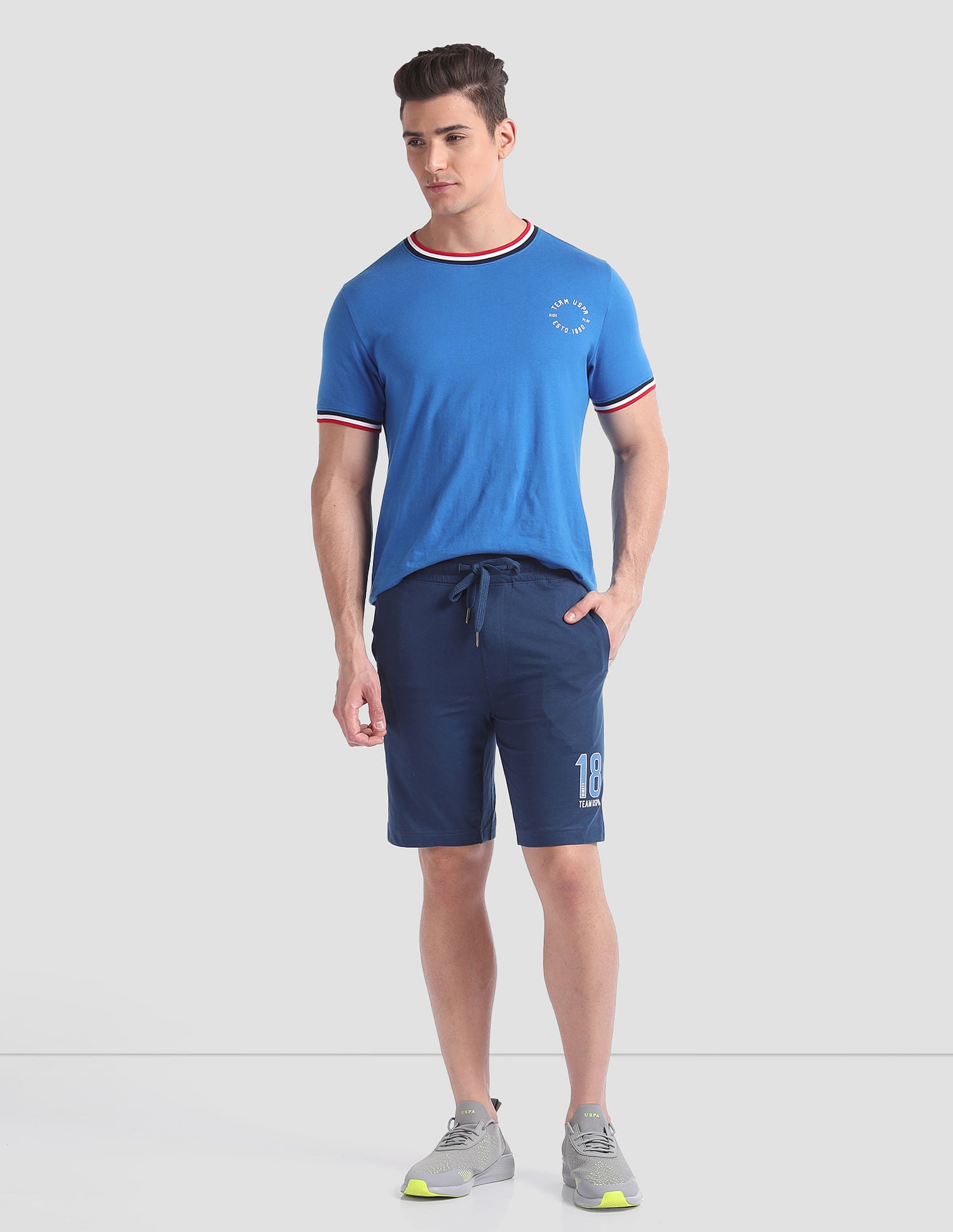 Dual Pocket Relaxed IYAQ Lounge Shorts - Pack Of 1 Navy - U.S. POLO ASSN. | Large