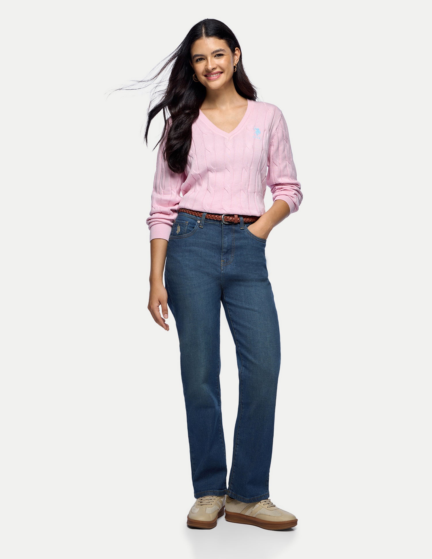 Straight Fit Blue Jeans Blue - U.S. Polo Assn. India | Large
