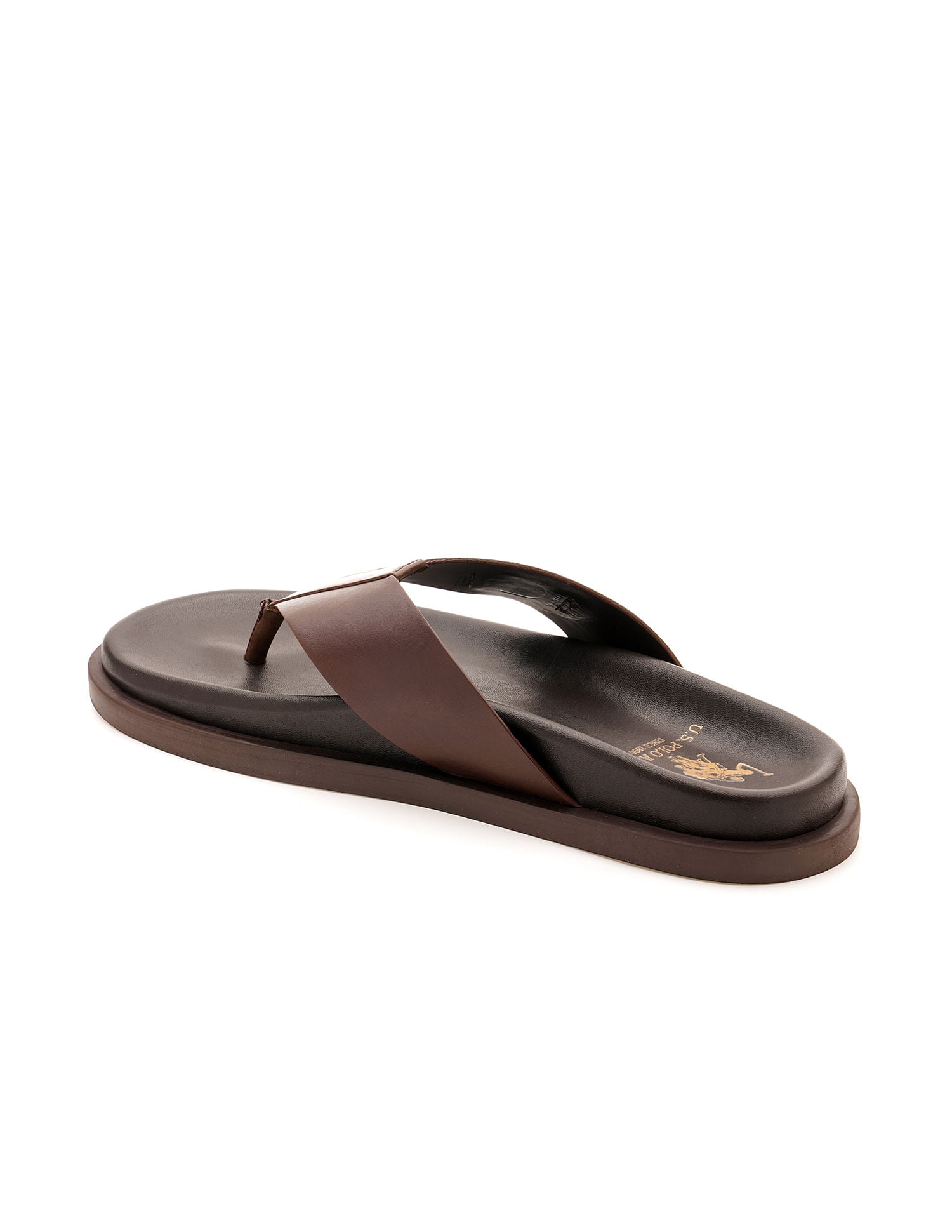 Buckle Strap Jim Sandals Brown - U.S. Polo Assn. India | Large