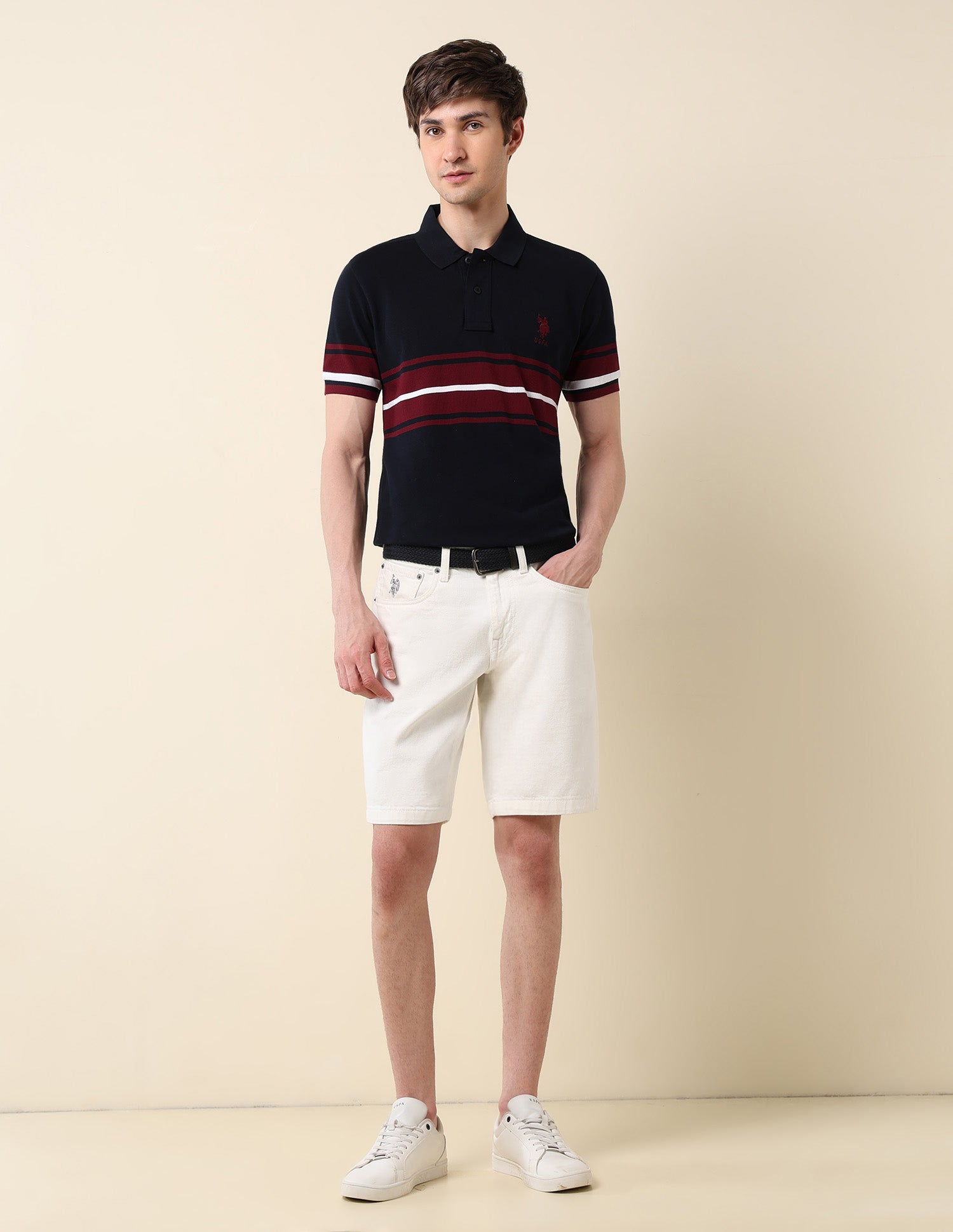 Colourblocked Classic Polo Shirt Navy - U.S. POLO ASSN. | Large