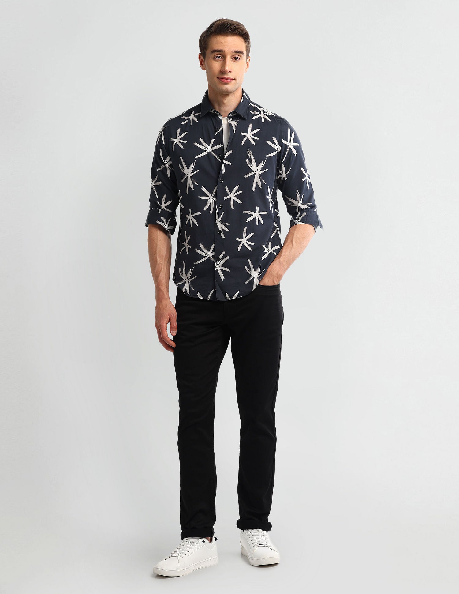 Slim Tapered Black Jeans Black - U.S. POLO ASSN. | Large