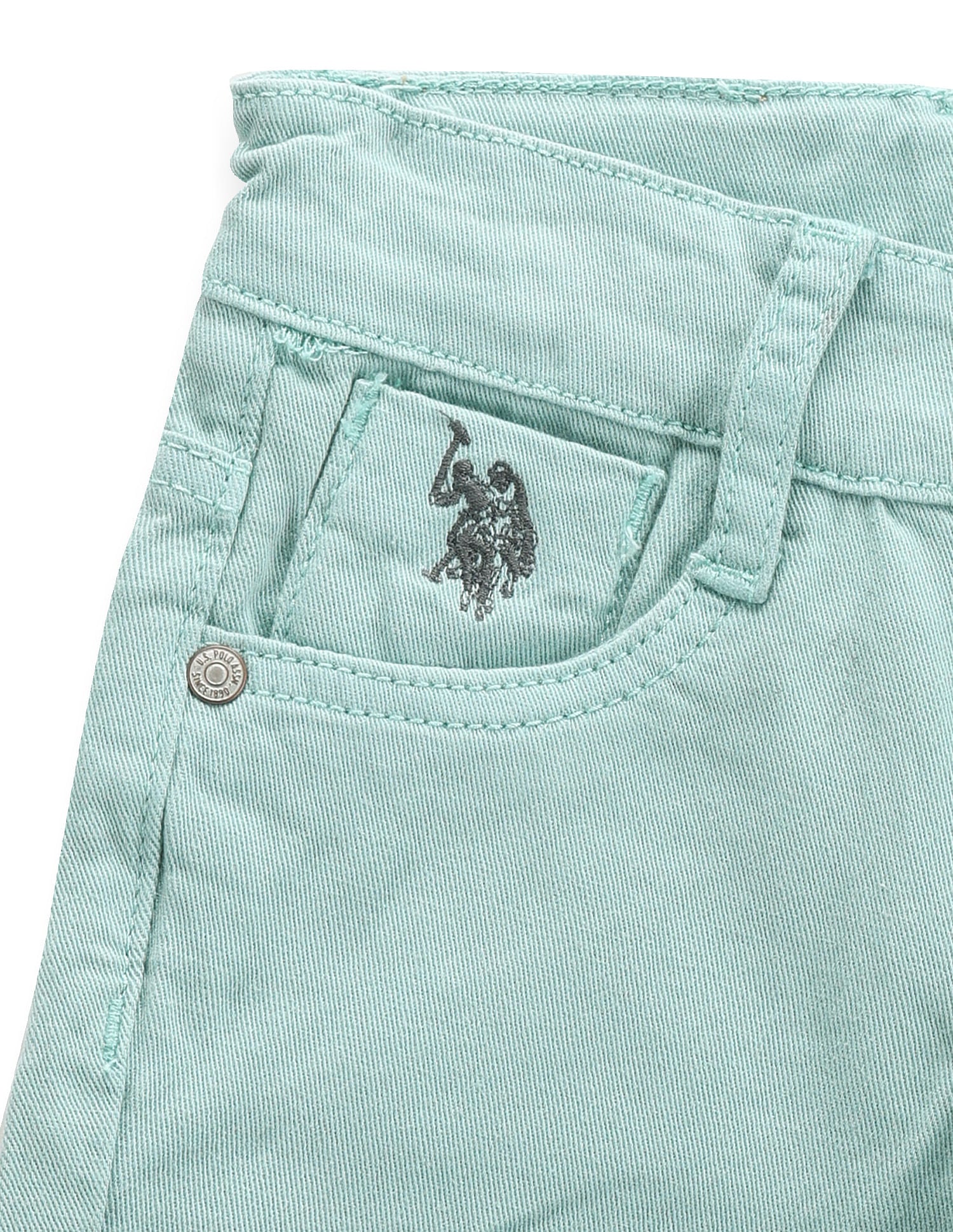 Boys Clean Look Jeans Aqua - U.S. POLO ASSN. | Large