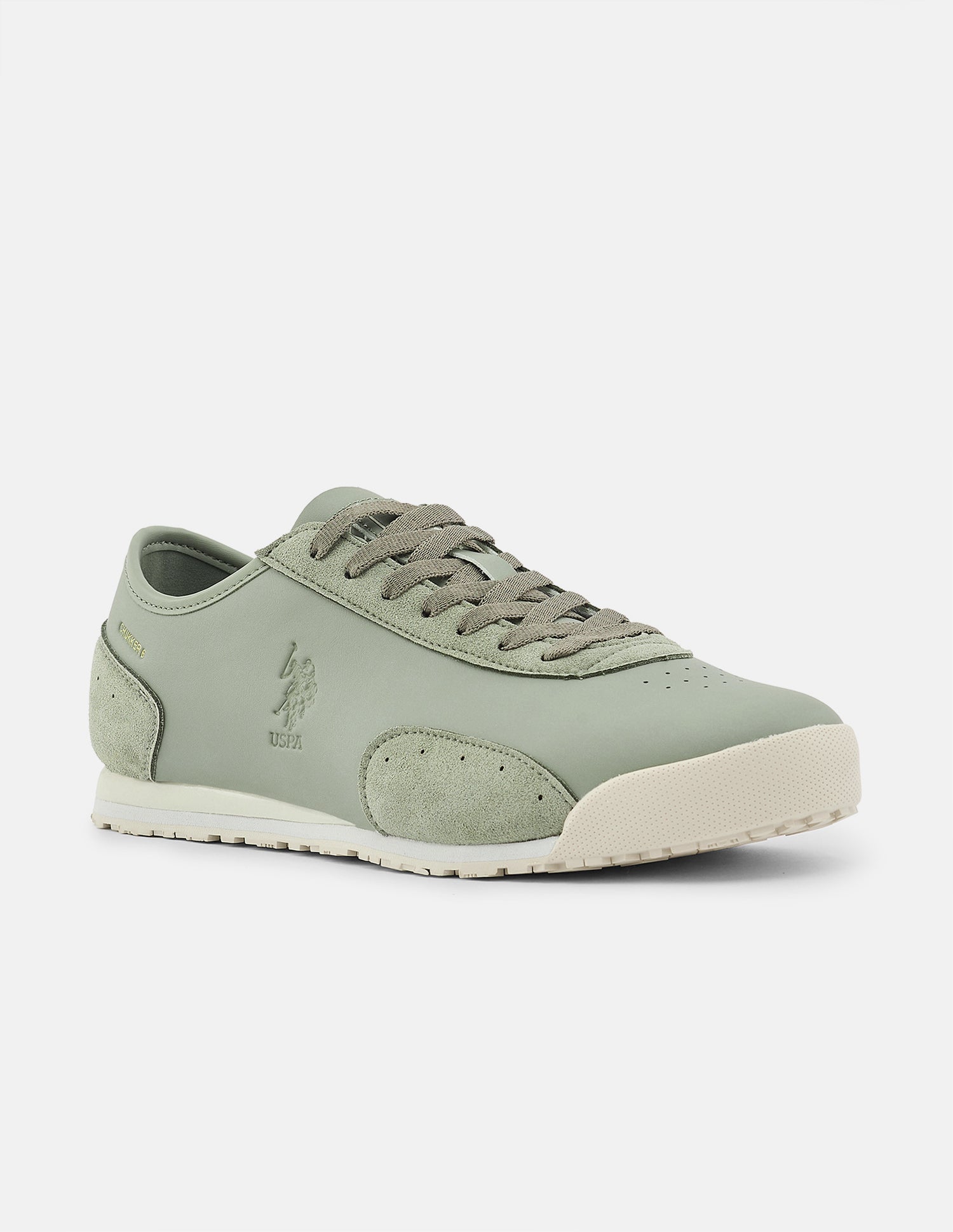 Round Toe Chukker 6 Suede Sneakers Light Olive - U.S. Polo Assn. India | Large