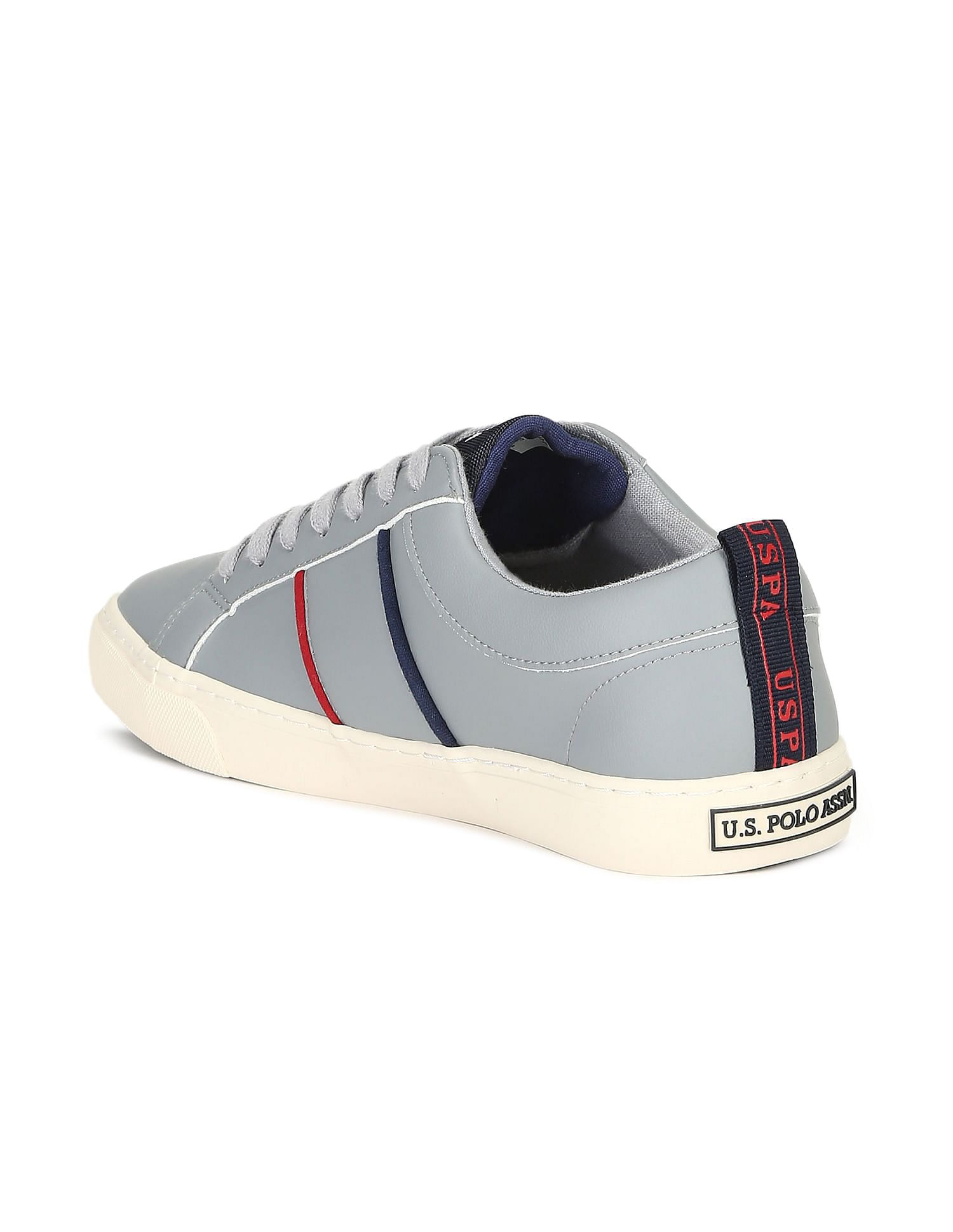 Logo Kenridge 2.0 Lace Up Sneakers Grey - U.S. POLO ASSN. | Large