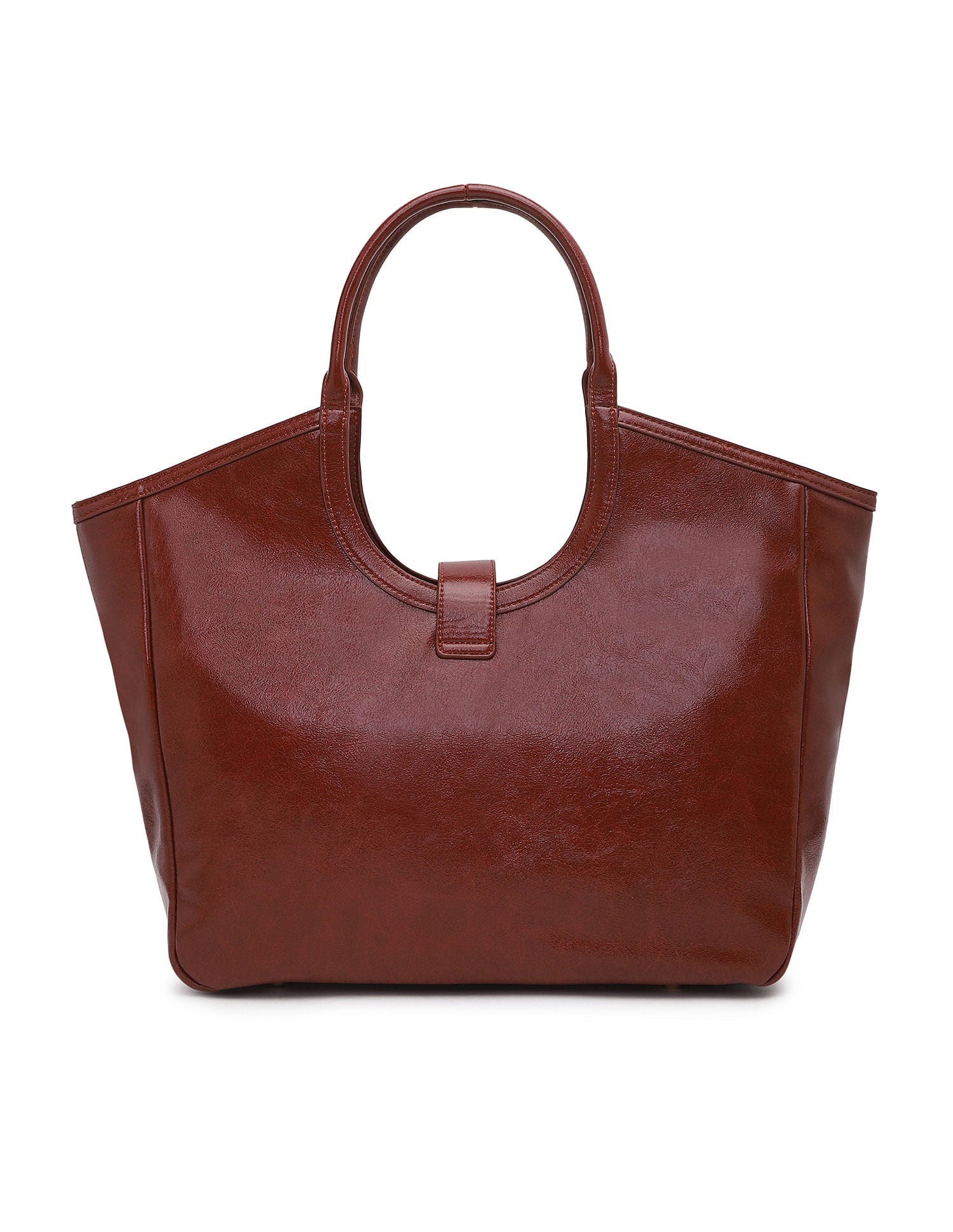 Women Aris Textured Tote Bag Wine - U.S. POLO ASSN. | Large