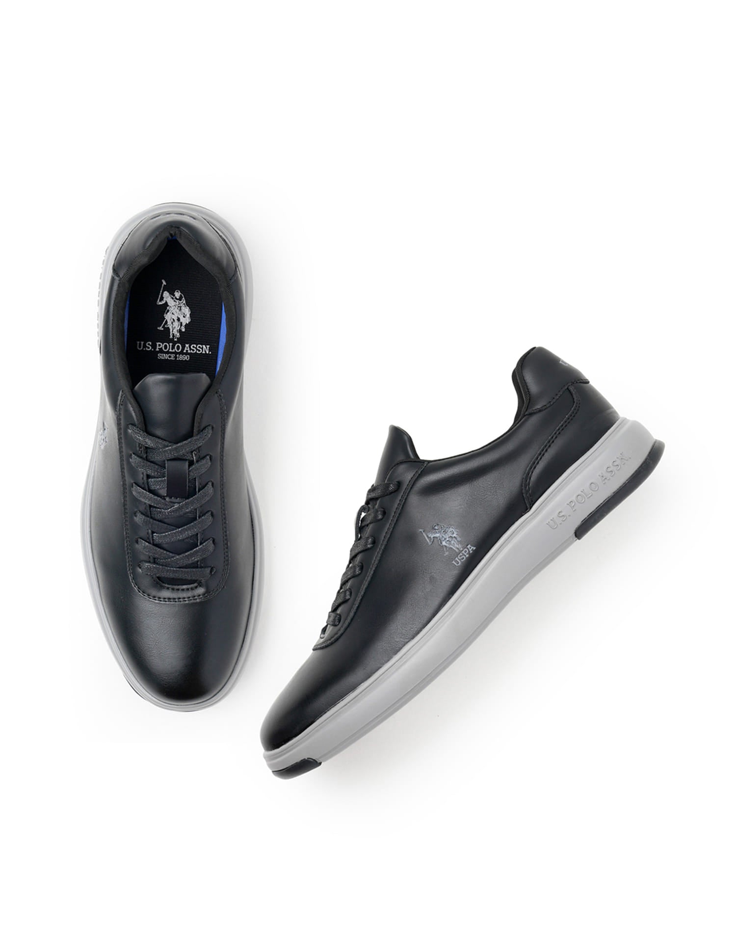 Men Zoro Black All Day Sneakers Black - U.S. Polo Assn. India | Large