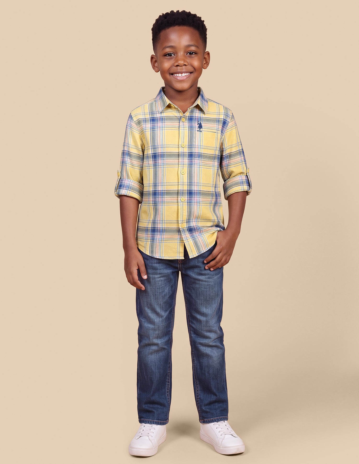 Plaid Checked Regular Fit Shirt Multi3 - U.S. Polo Assn. India | Large