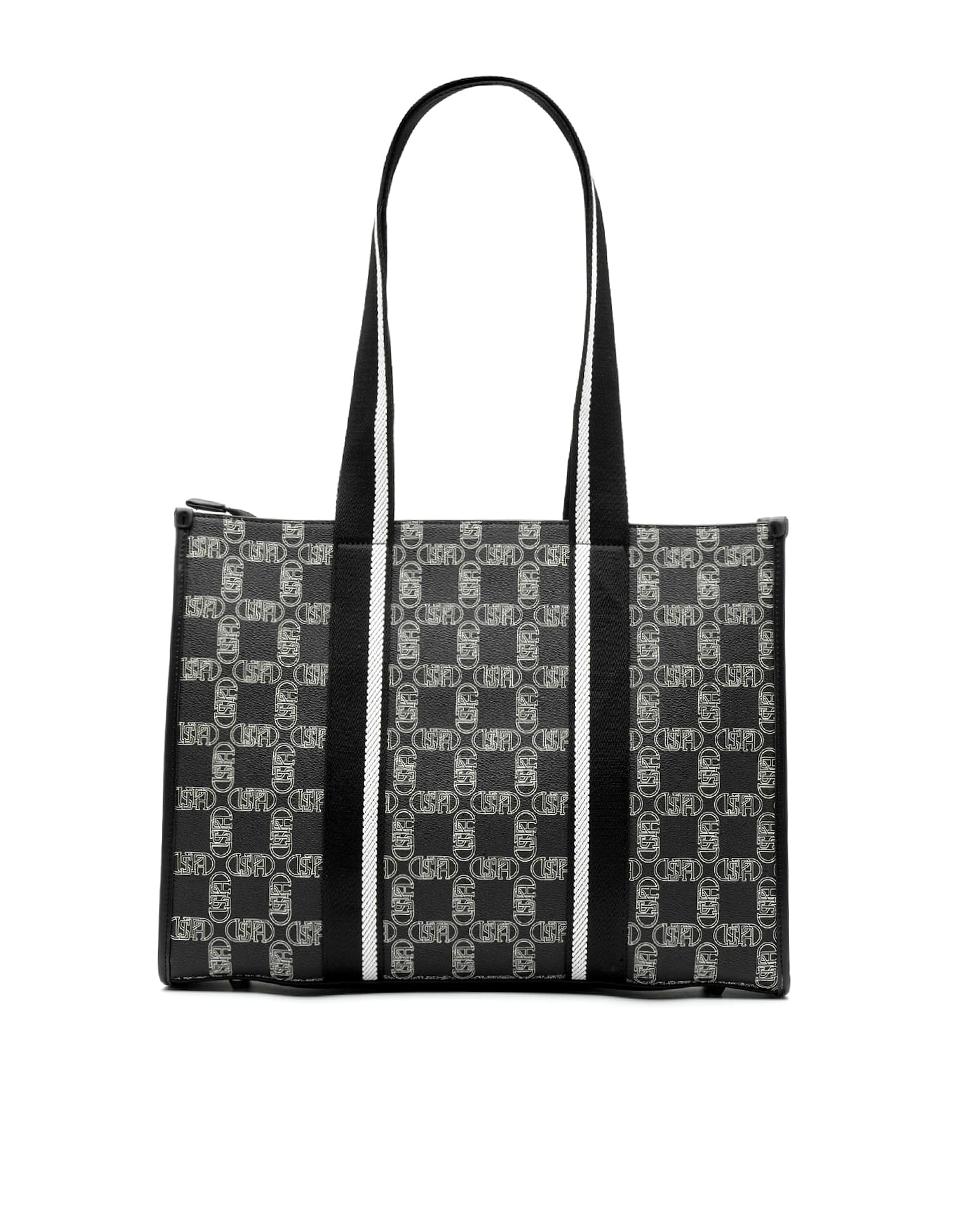 Brianna Brand Tote Bag Black - U.S. POLO ASSN. | Large