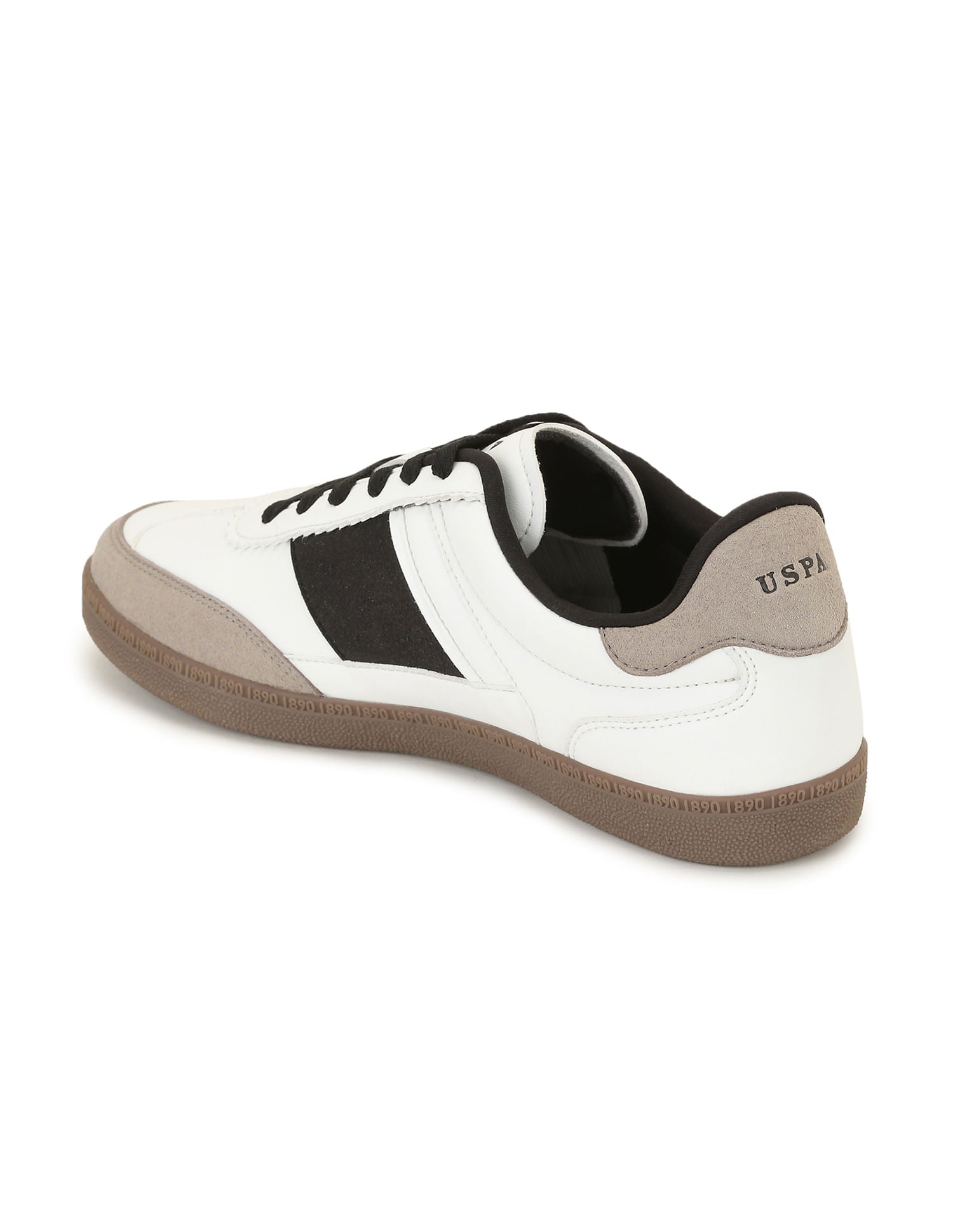 Men Colour Blocked Gaffer Sneakers Off White - U.S. POLO ASSN. | Large