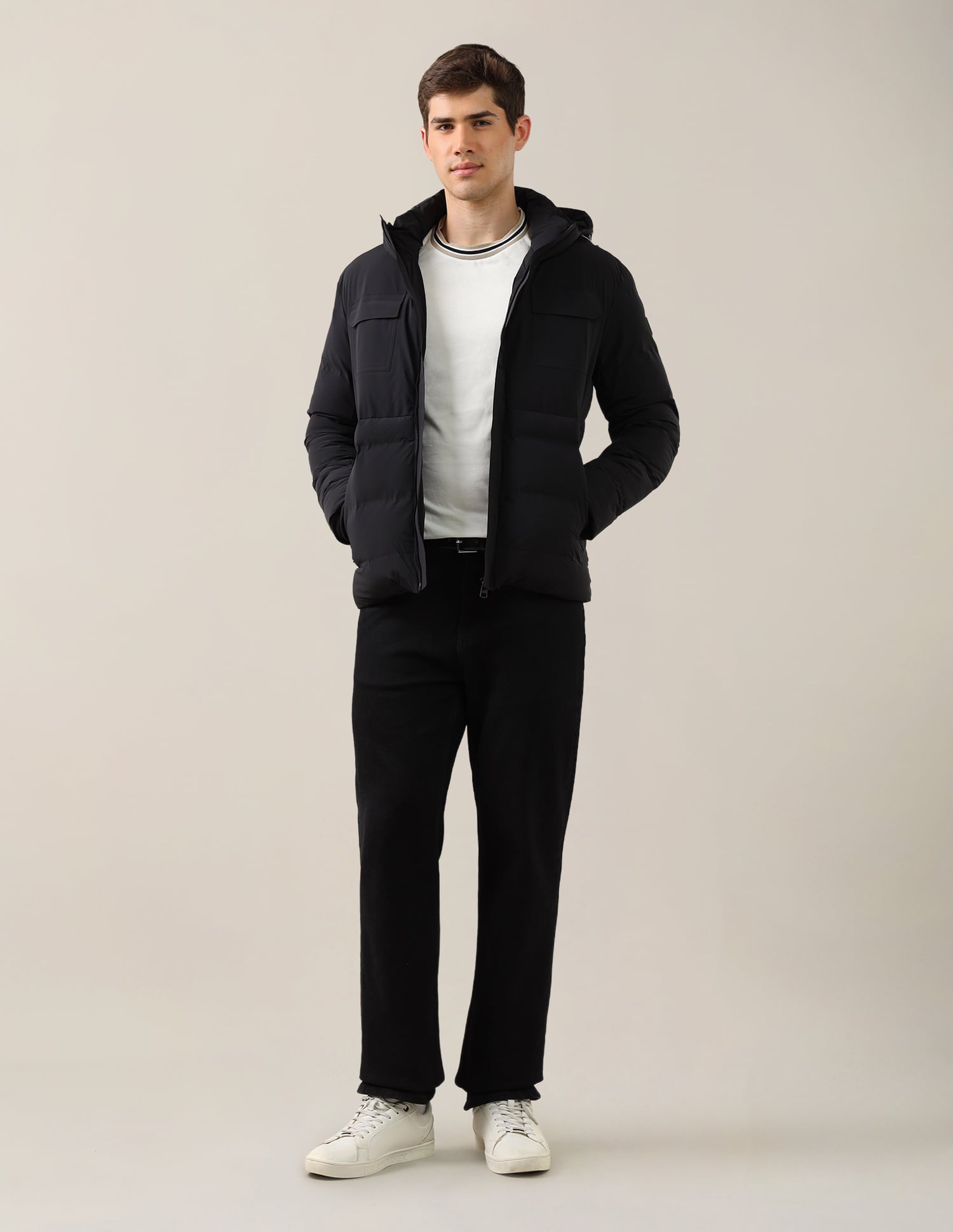 Legend Of Horseshoe Puffer Jacket Black - U.S. Polo Assn. India | Large