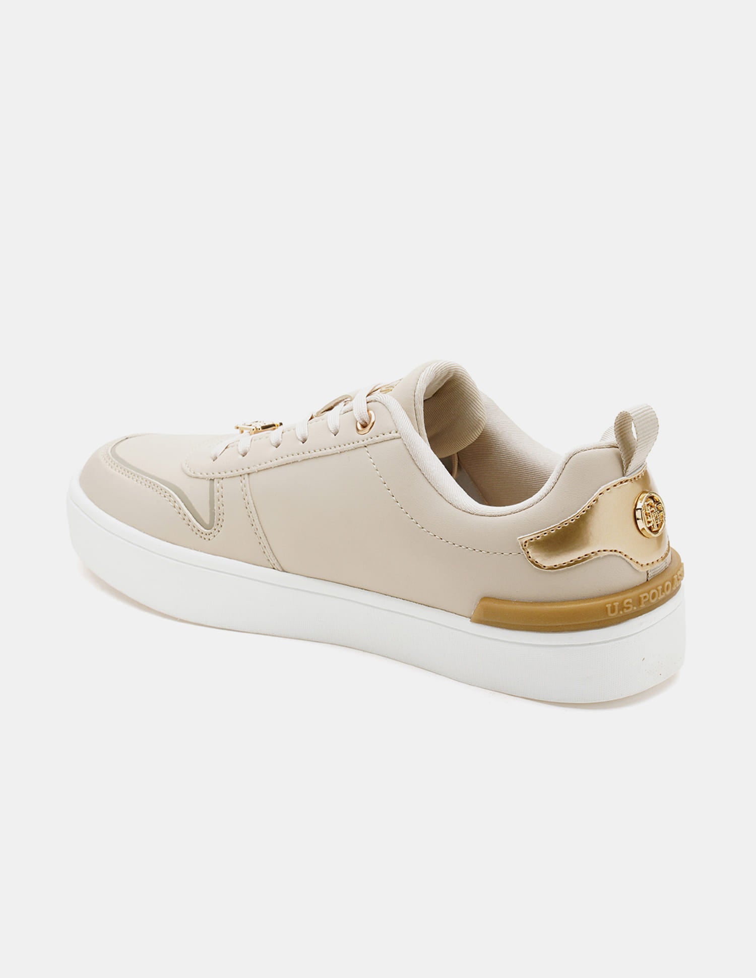 Women Arya 3.0 Low Top Sneakers Beige - U.S. Polo Assn. India | Large