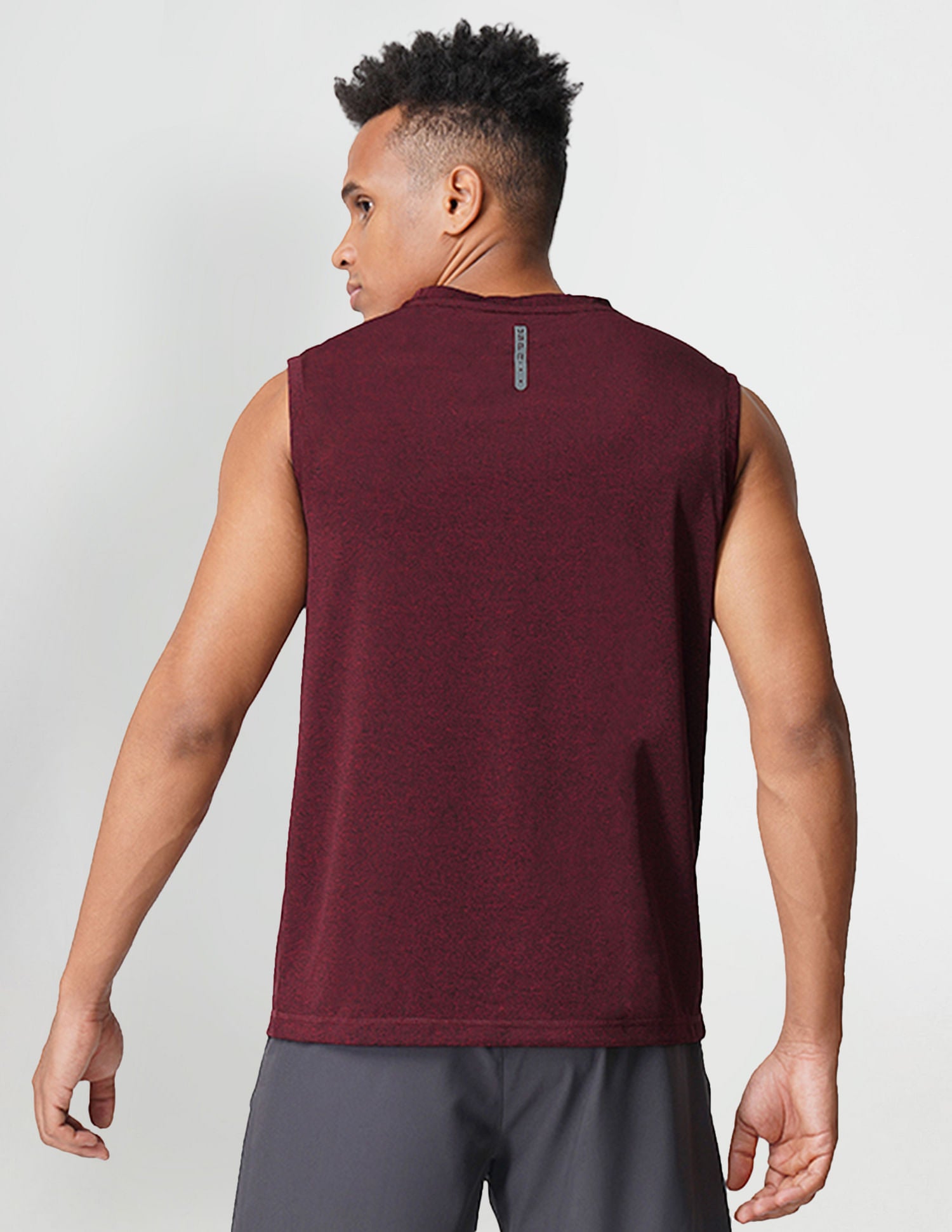 Sleeveless Brand Print Polyester I711 Vest - Pack Of 1 Burgundy - U.S. POLO ASSN. | Large