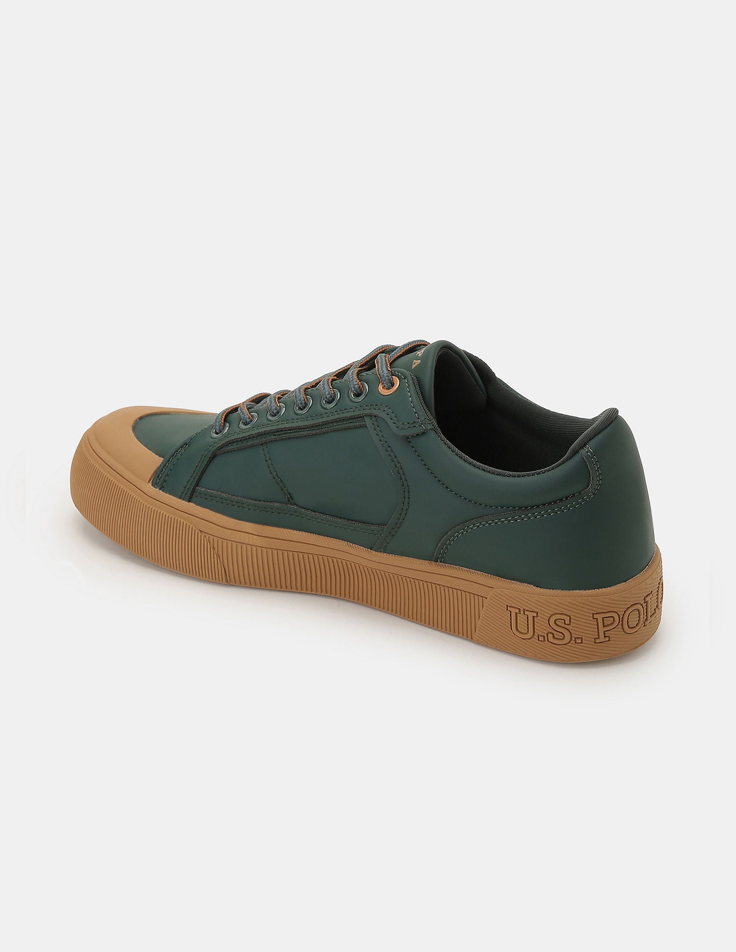 Men Ruben 2.0 Colour Blocked Sneakers Dark Green - U.S. POLO ASSN. | Large