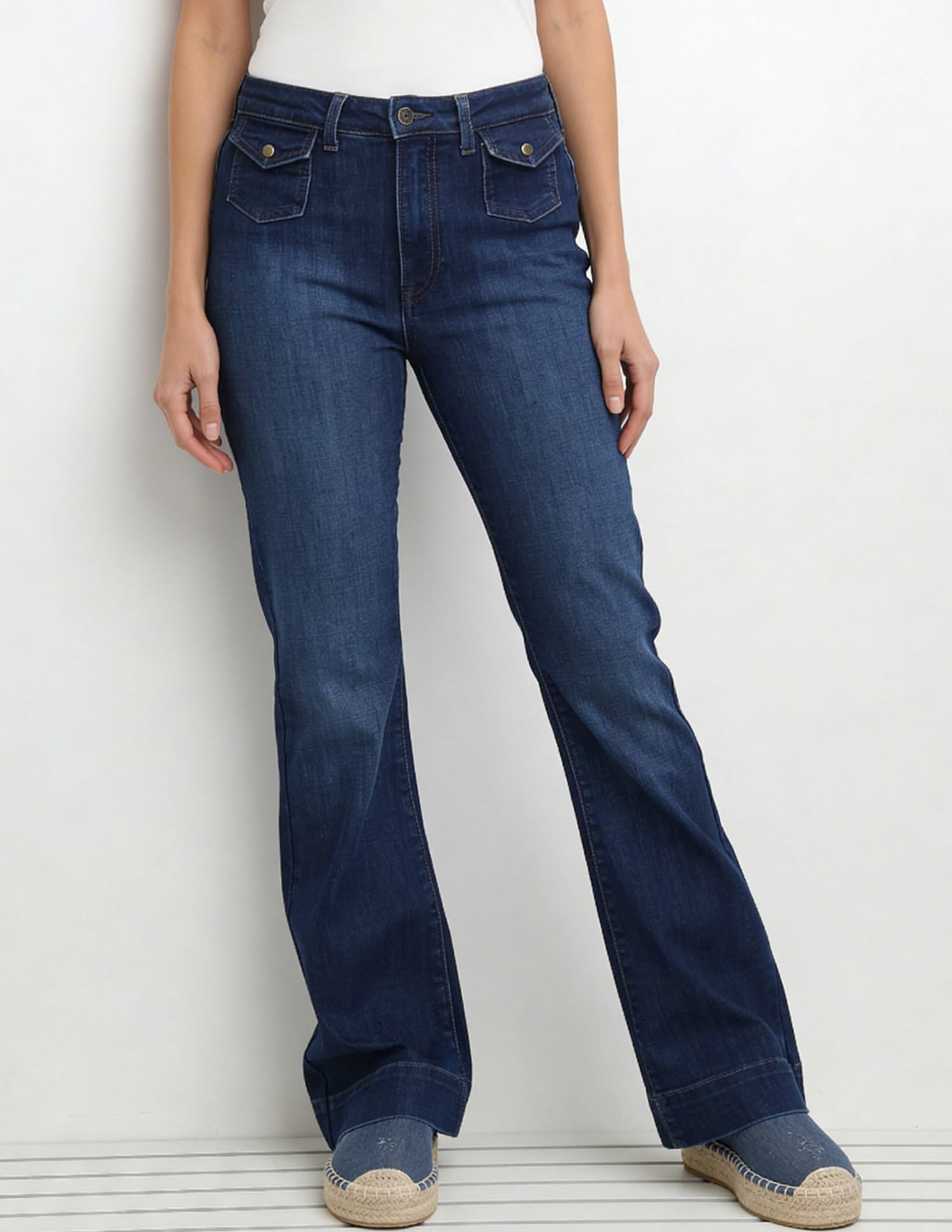 High Rise Bootcut Jeans Blue - U.S. Polo Assn. India | Large