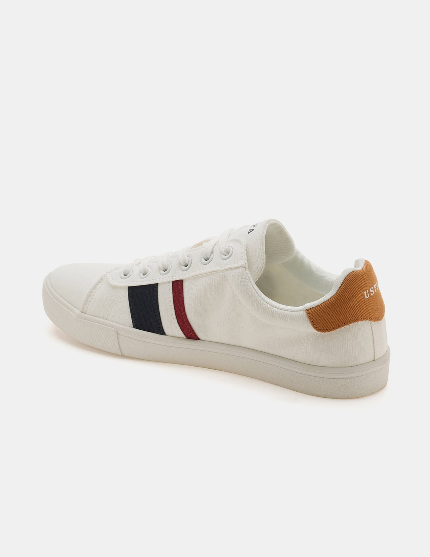 Striped Round Toe Abor 3.0 Sneakers Off White - U.S. POLO ASSN. | Large