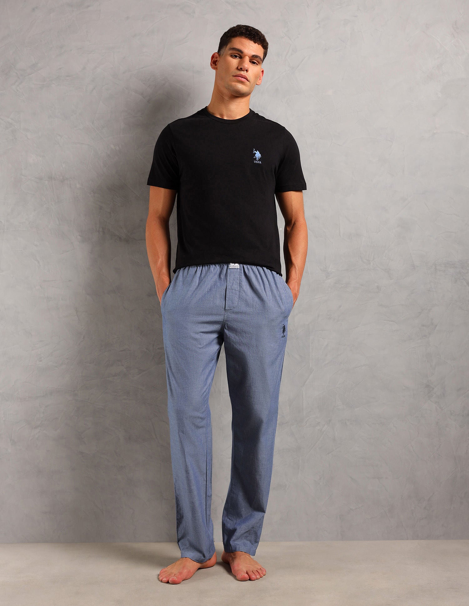 Solid Cotton Sleep Sets Assorted - U.S. POLO ASSN. | Large