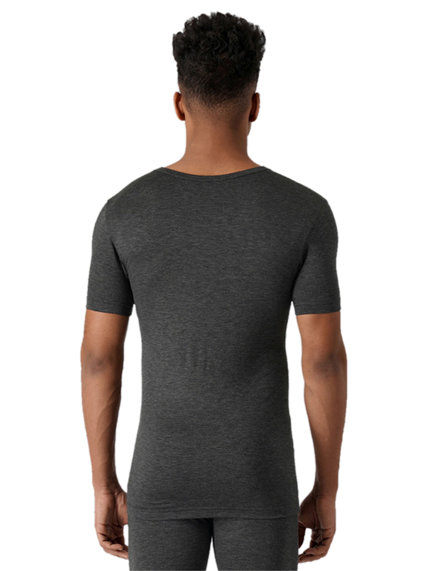 Slim Fit Heathered I754 Thermal T-Shirt - Pack Of 1 Charcoal - U.S. POLO ASSN. | Large
