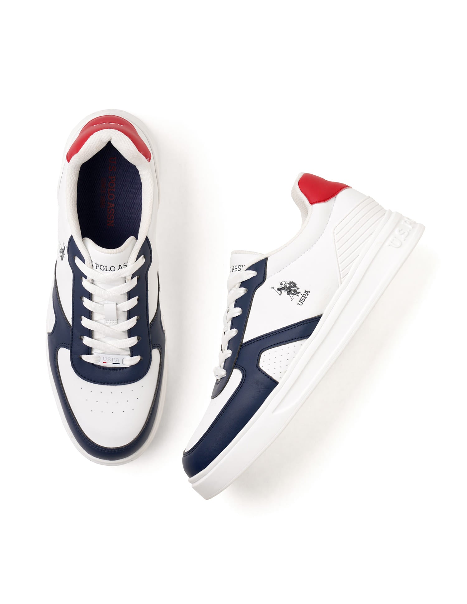 Men Nebo Colourblocked Sneaker Navy - U.S. Polo Assn. India | Large