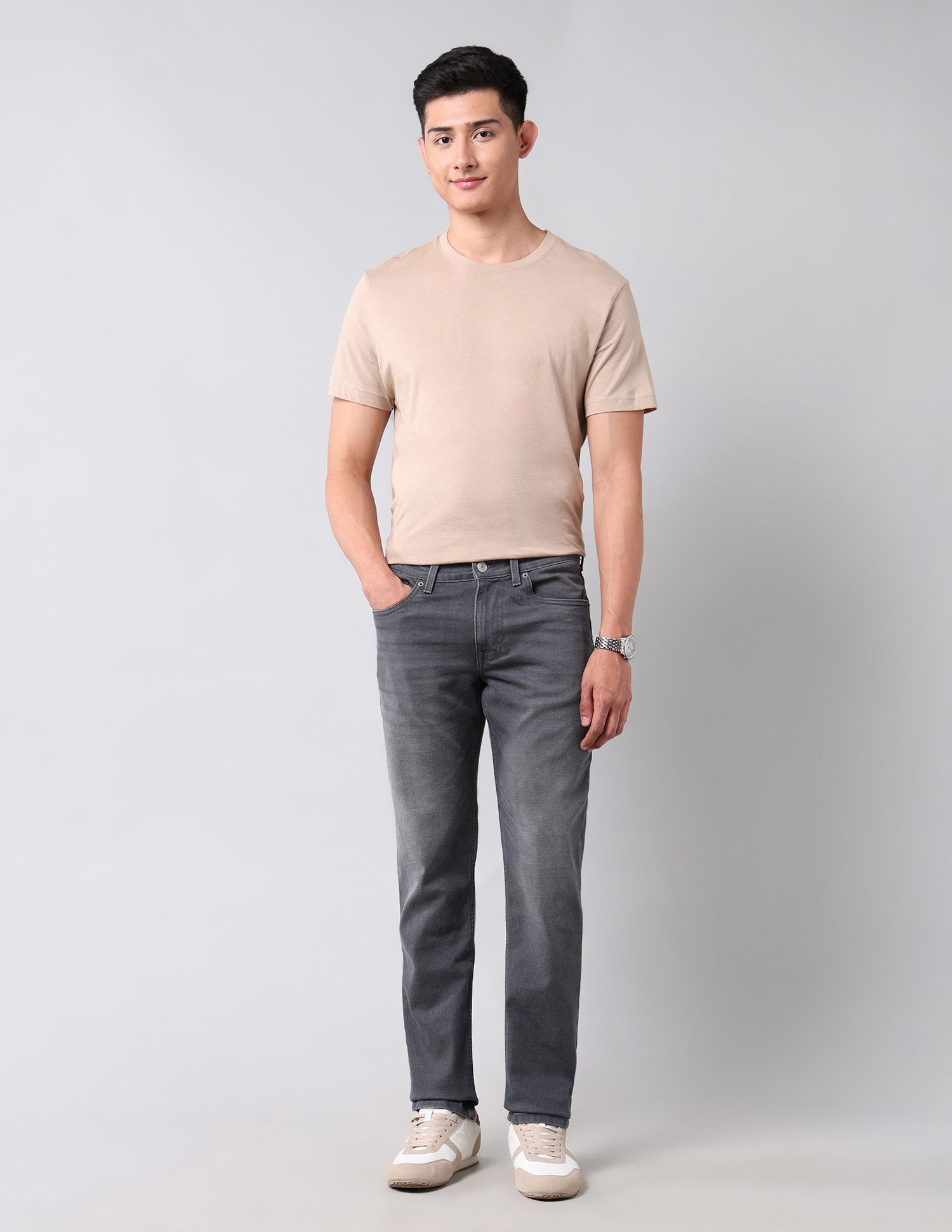 Brandon Slim Tapered Fit Grey Jeans Grey - U.S. POLO ASSN. | Large