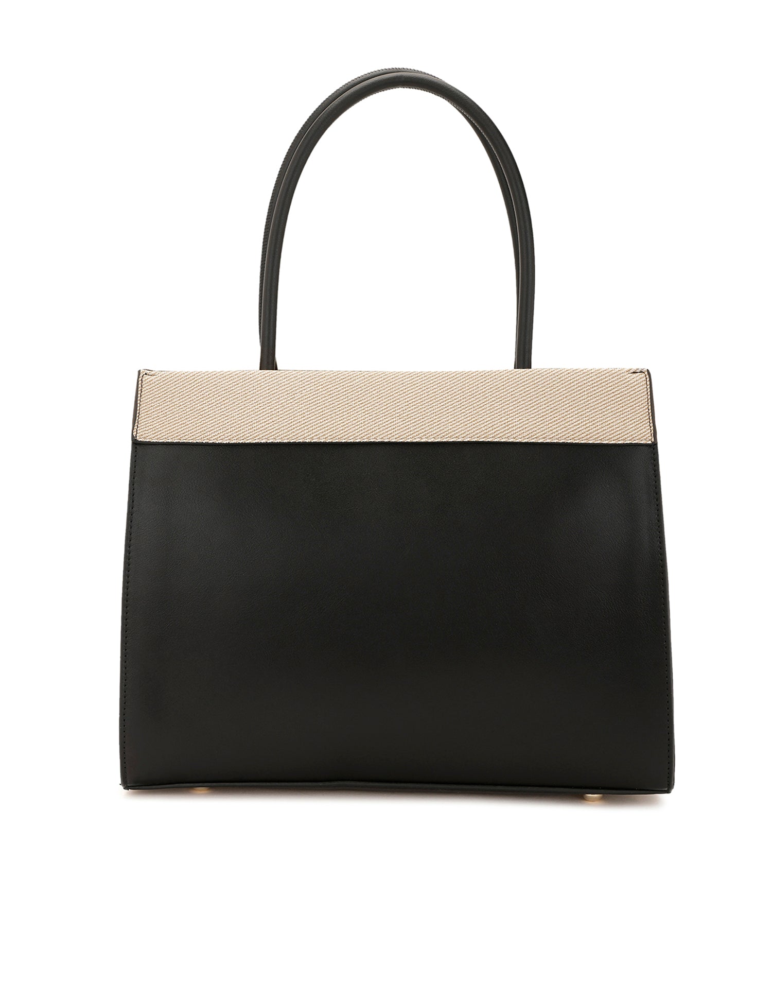 Women Alina Colour Blocked Satchel Bag Black - U.S. POLO ASSN. | Large