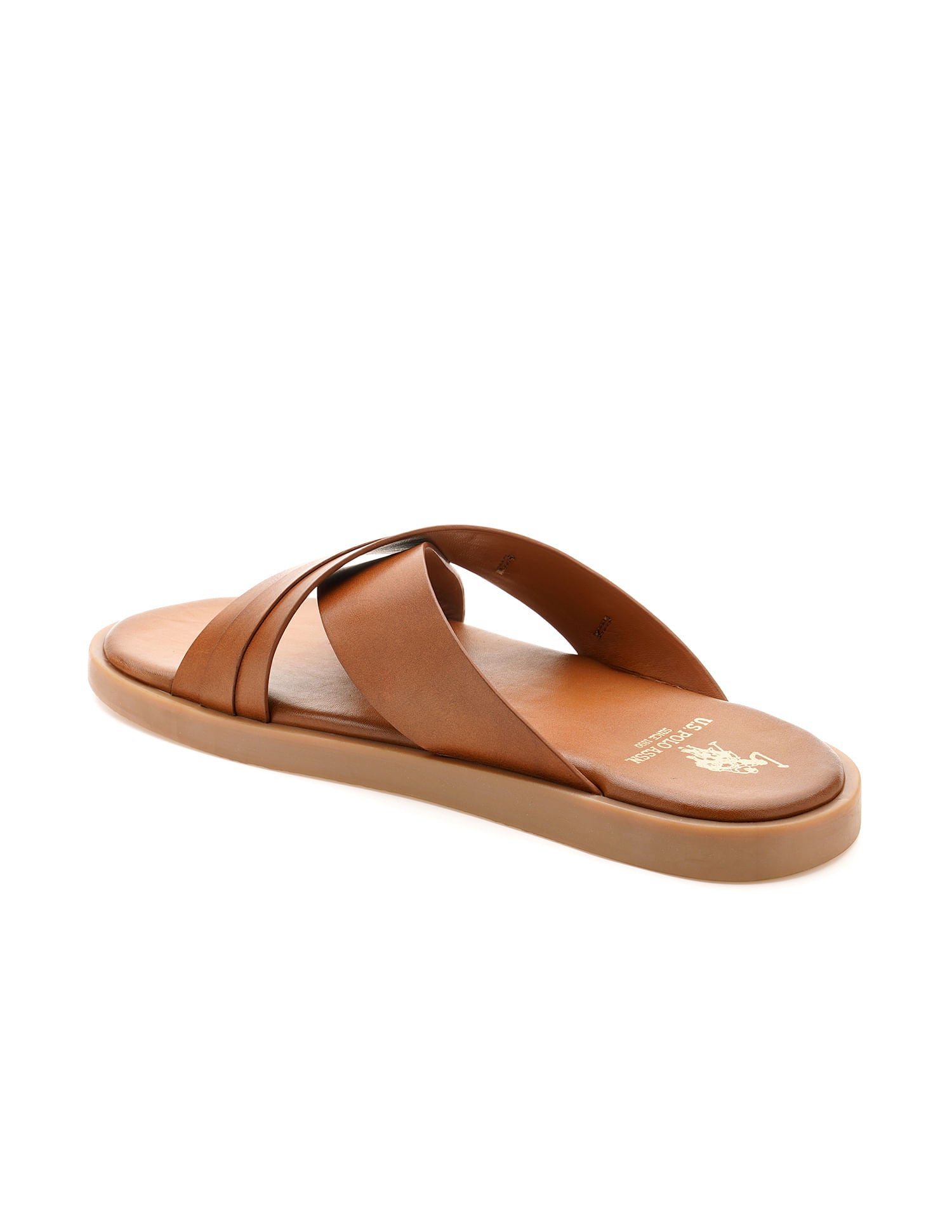 Men Strap Fran Sandals Brown - U.S. Polo Assn. India | Large