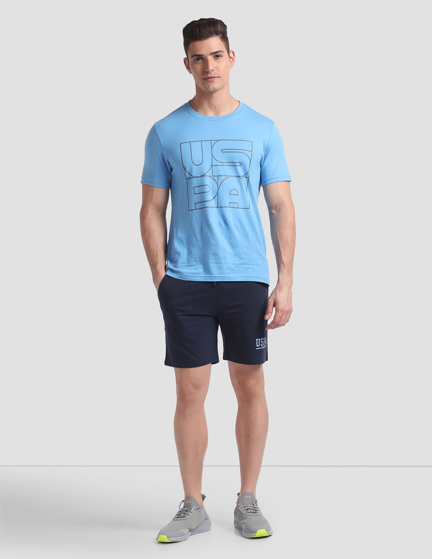 Relaxed Fit Logo IYBF Lounge Shorts - Pack Of 1 Navy - U.S. POLO ASSN. | Large