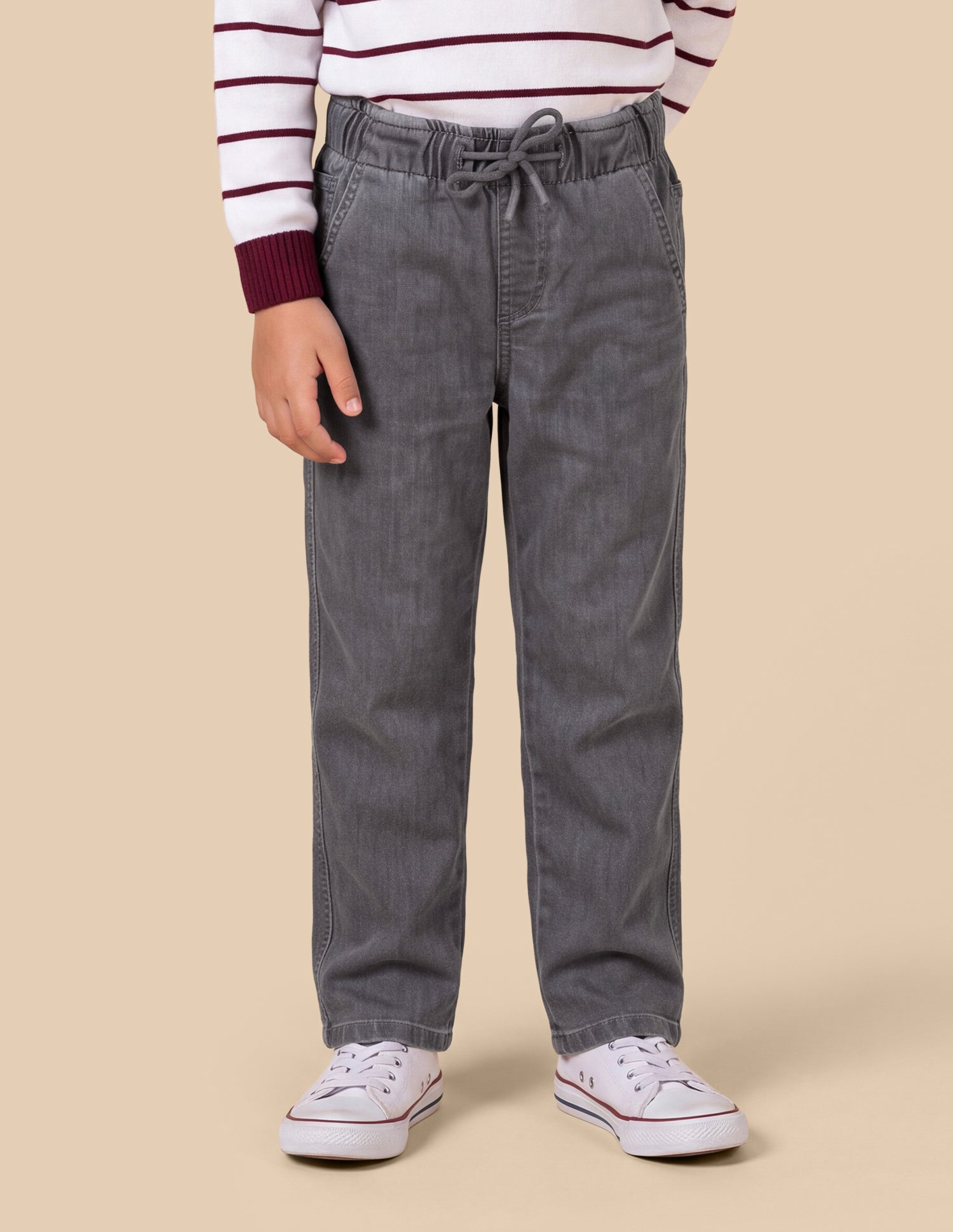 Harold Relaxed fit grey jeans Light Grey - U.S. Polo Assn. India | Large