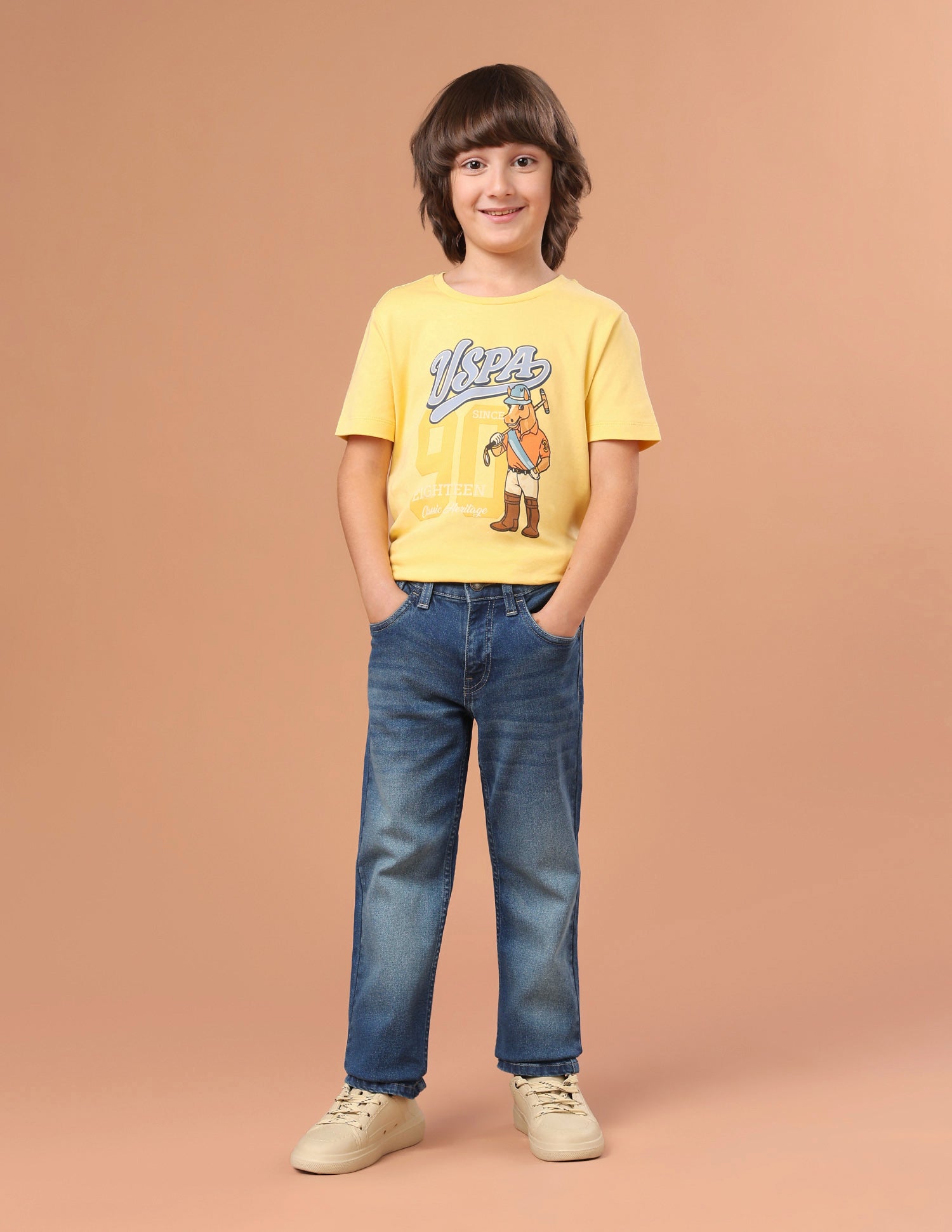 Harold Slim Straight Blue Jeans Indigo - U.S. Polo Assn. India | Large