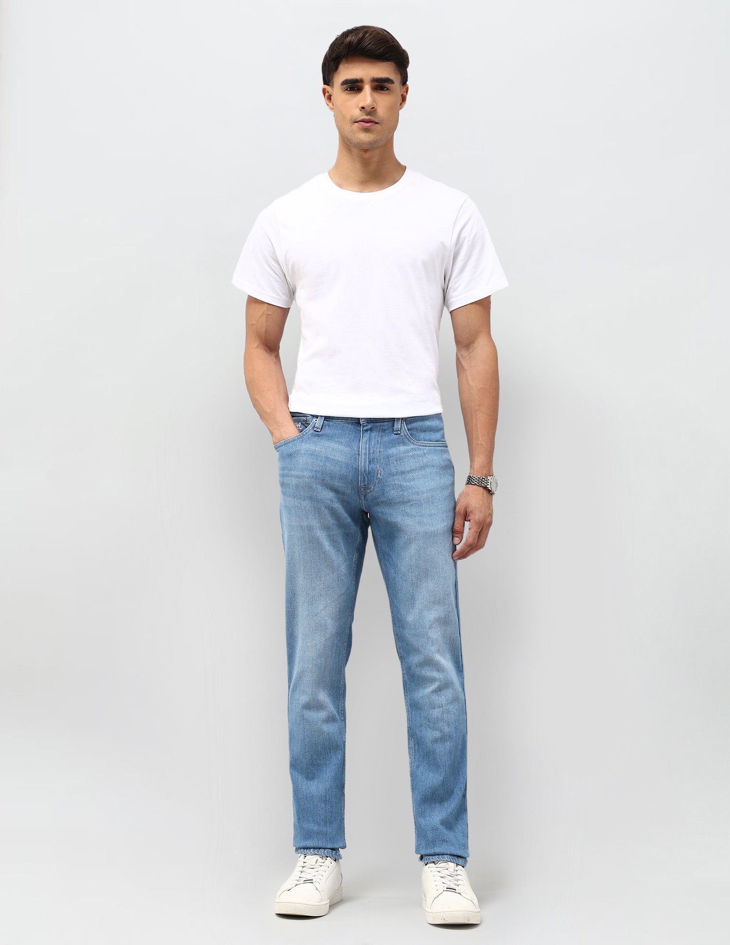 Brandon Slim Tapered Fit Blue Jeans Indigo - U.S. POLO ASSN. | Large