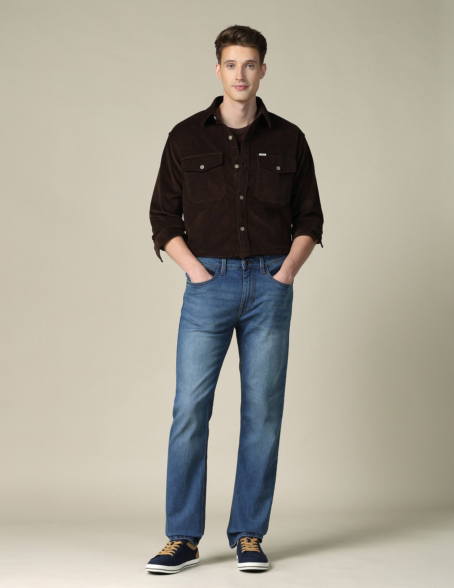 Harold Slim Straight Fit Blue Jeans Medium Indigo - U.S. POLO ASSN. | Large