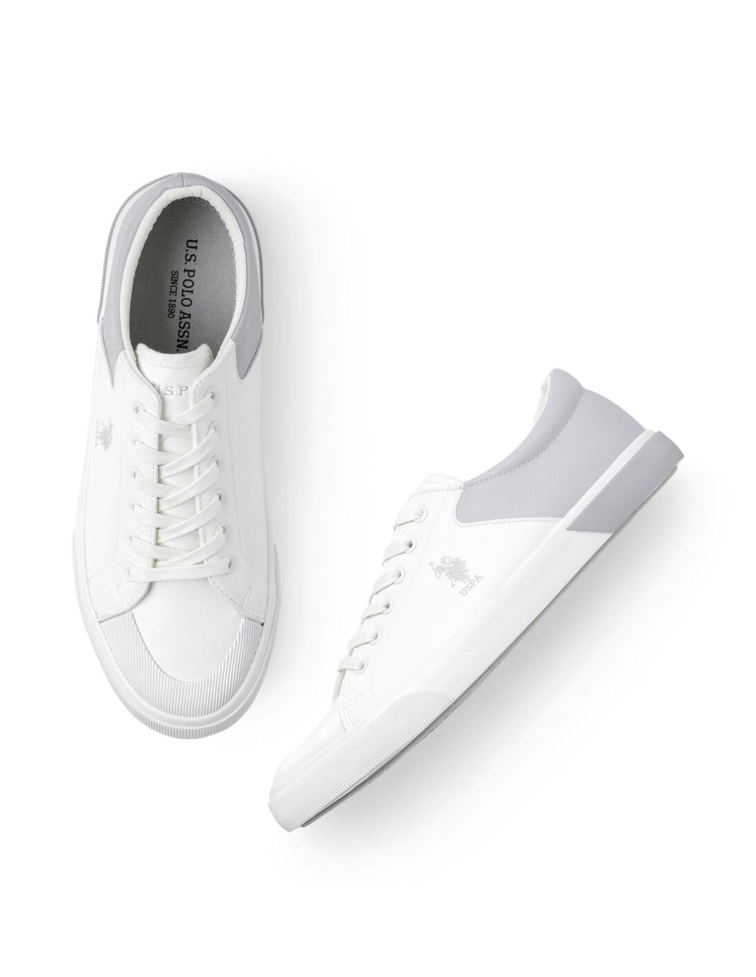 Men Colour Block Tanal Sneakers White - U.S. Polo Assn. India | Large