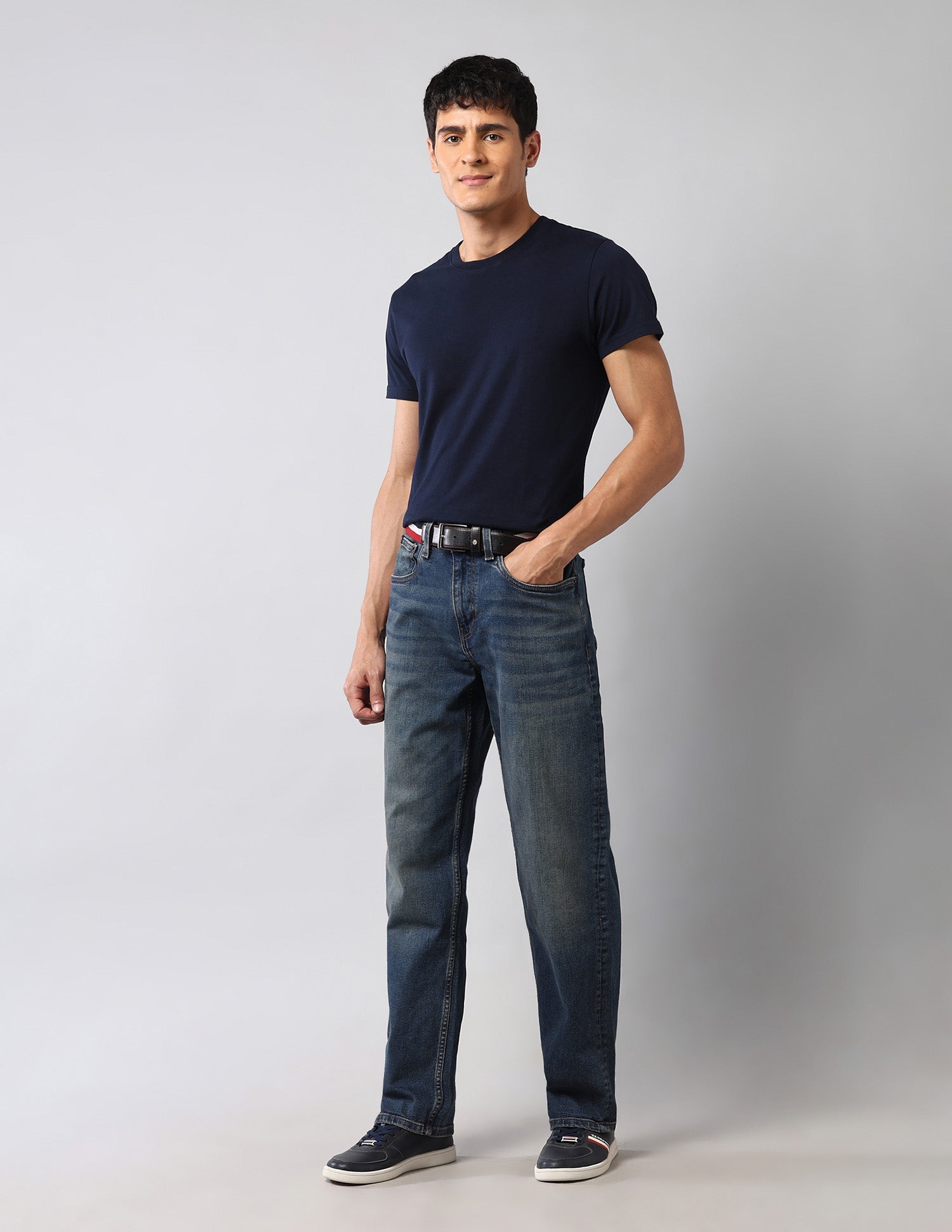 Shawn Relaxed Fit Blue Vintage Jeans Blue - U.S. Polo Assn. India | Large
