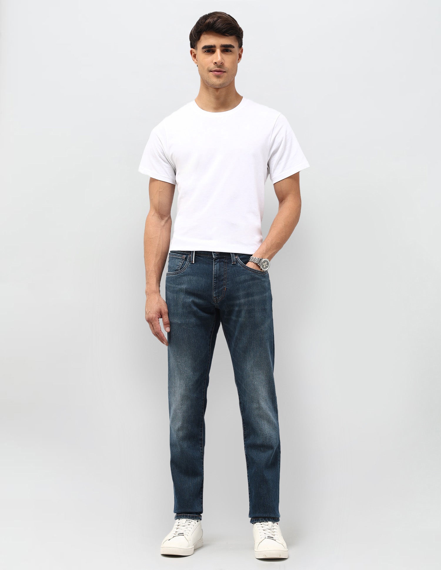 Brandon Slim Tapered Fit Blue Jeans Dark Wash - U.S. POLO ASSN. | Large