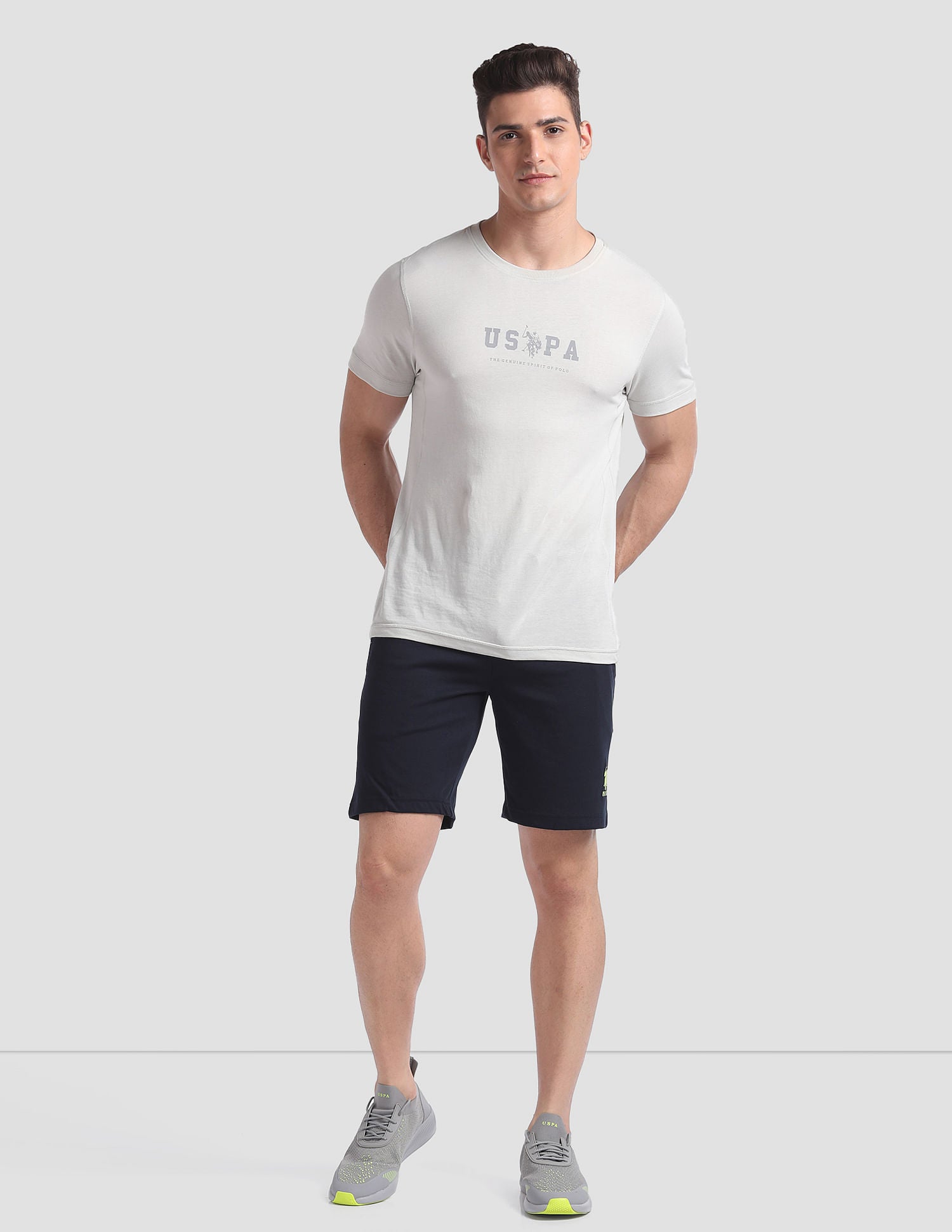 Solid Active AS001 Lounge Shorts - Pack Of 1 Navy - U.S. POLO ASSN. | Large