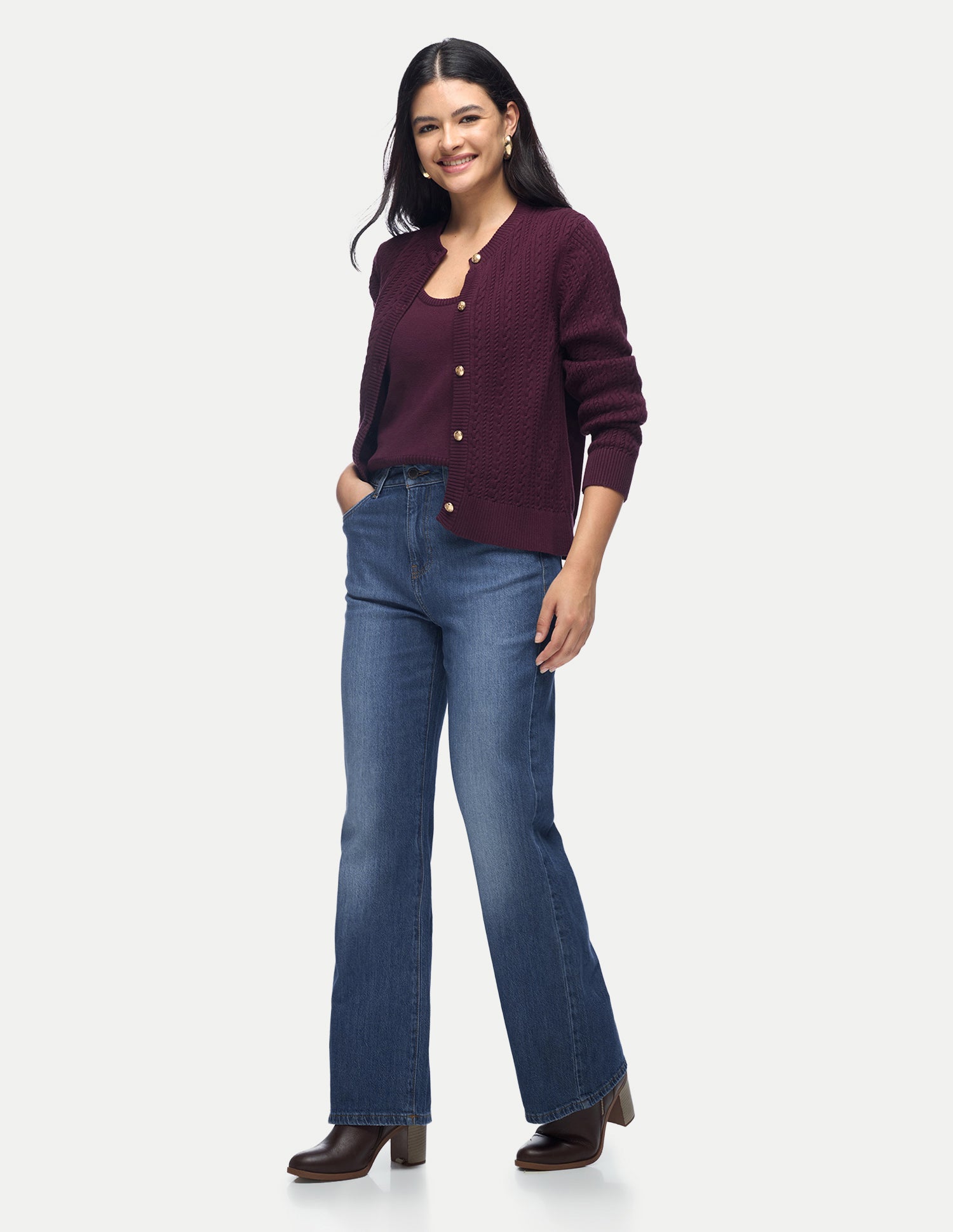 Bootcut Fit Blue Jeans Dark Blue - U.S. Polo Assn. India | Large
