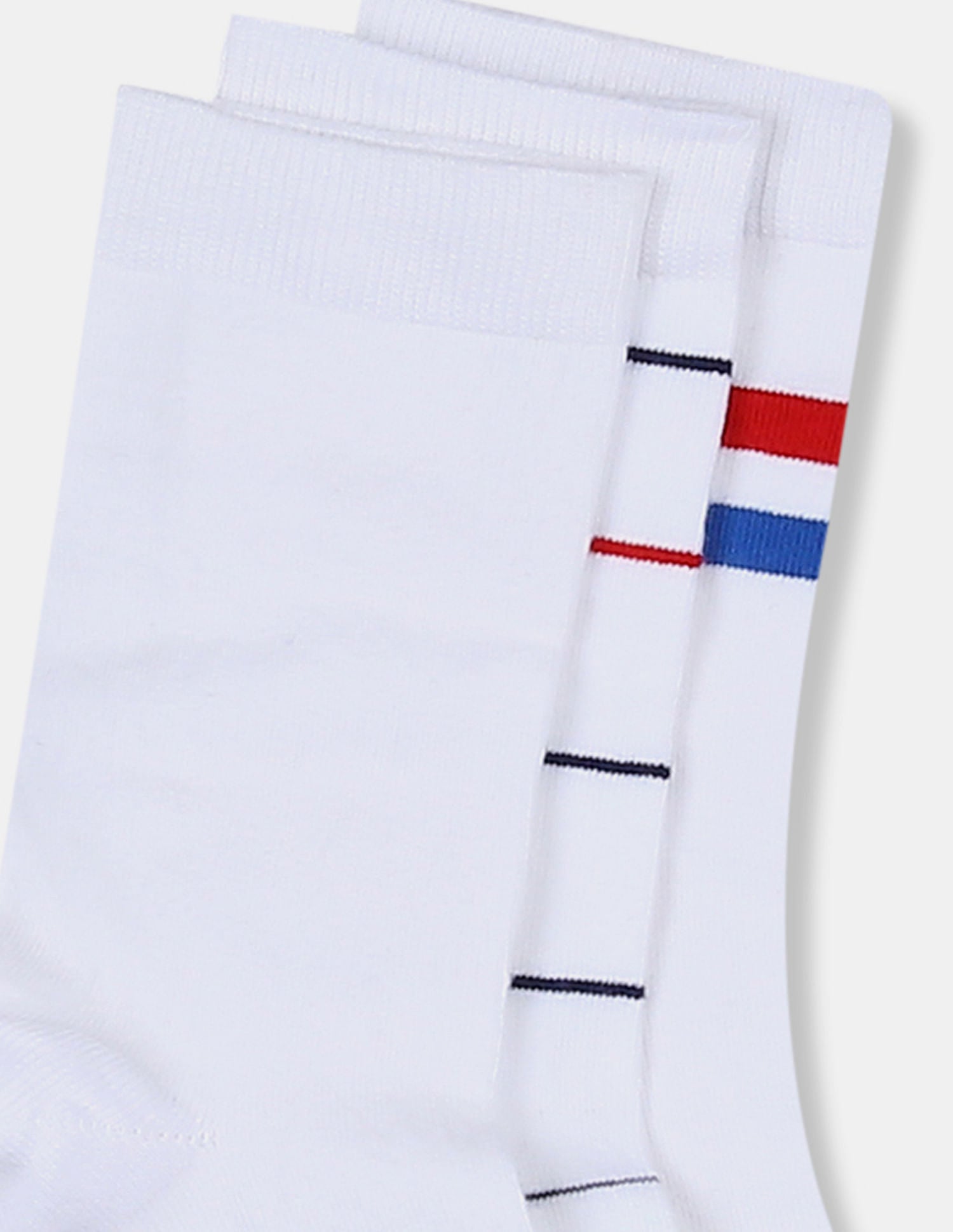 Cotton Polyamide Elastane I647 Socks - Pack Of 3 White - U.S. POLO ASSN. | Large